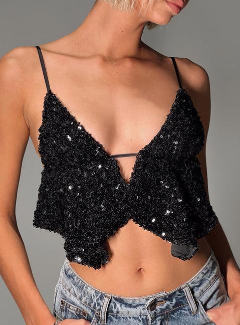 Rosaton Top Black Product Image