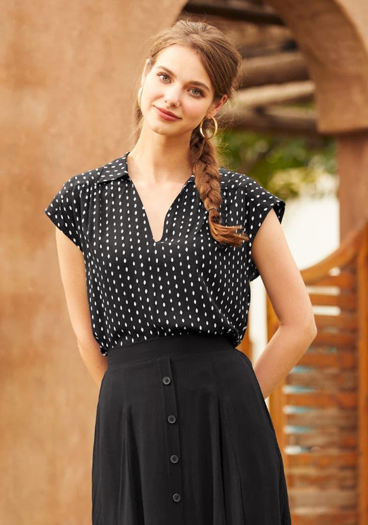 Glad You Collared Blouse Product Image