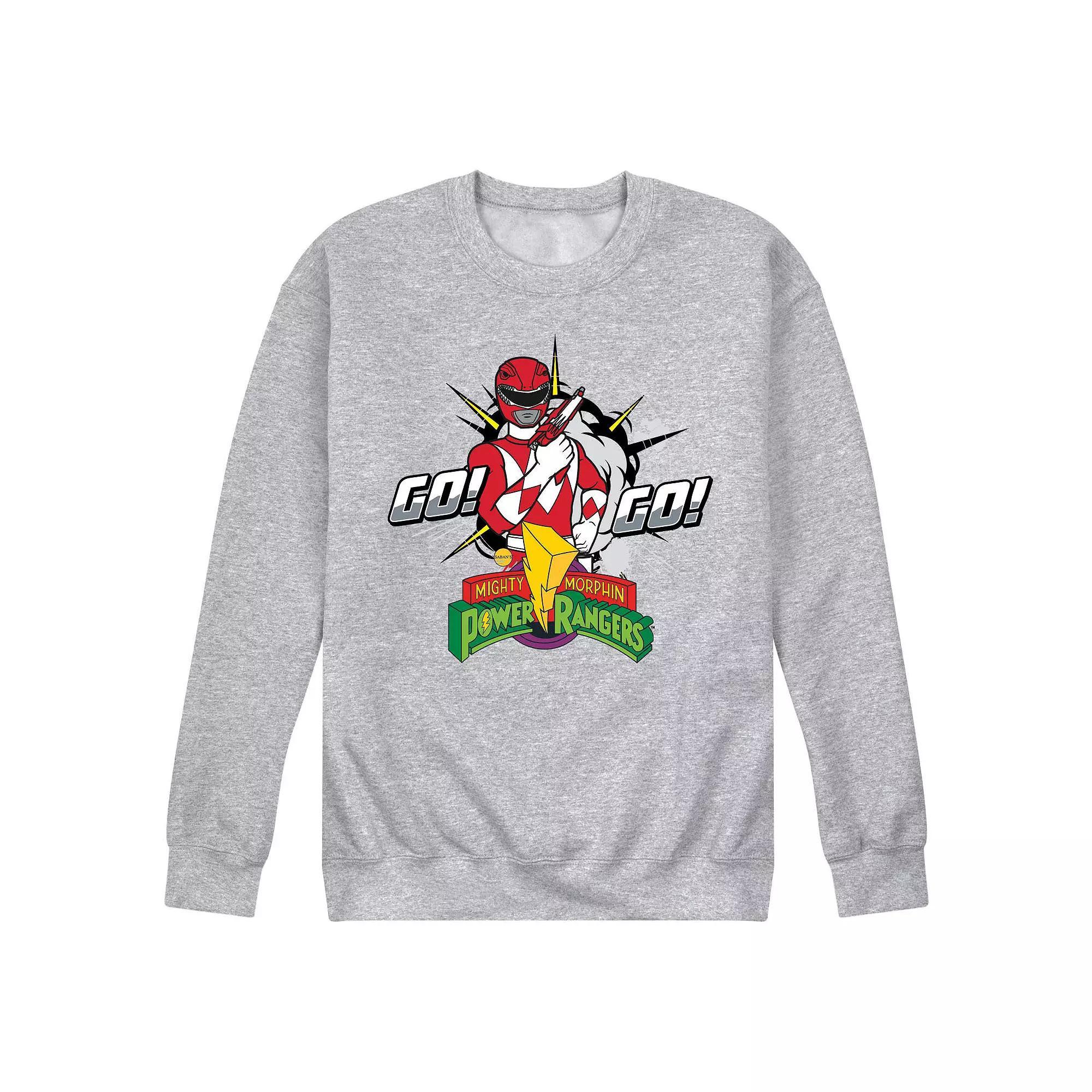 Mens Power Rangers Red Ranger Sweatshirt Product Image