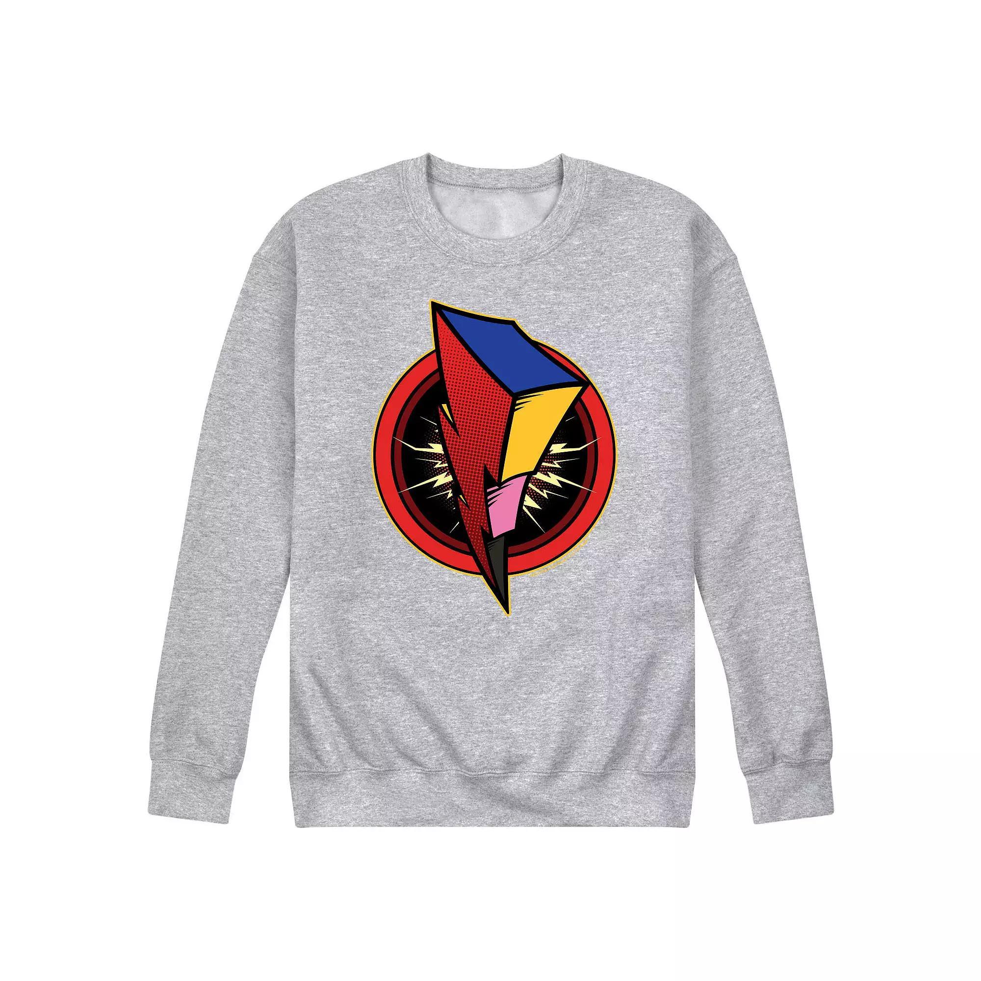 Mens Power Rangers Bolt Logo Sweatshirt Product Image