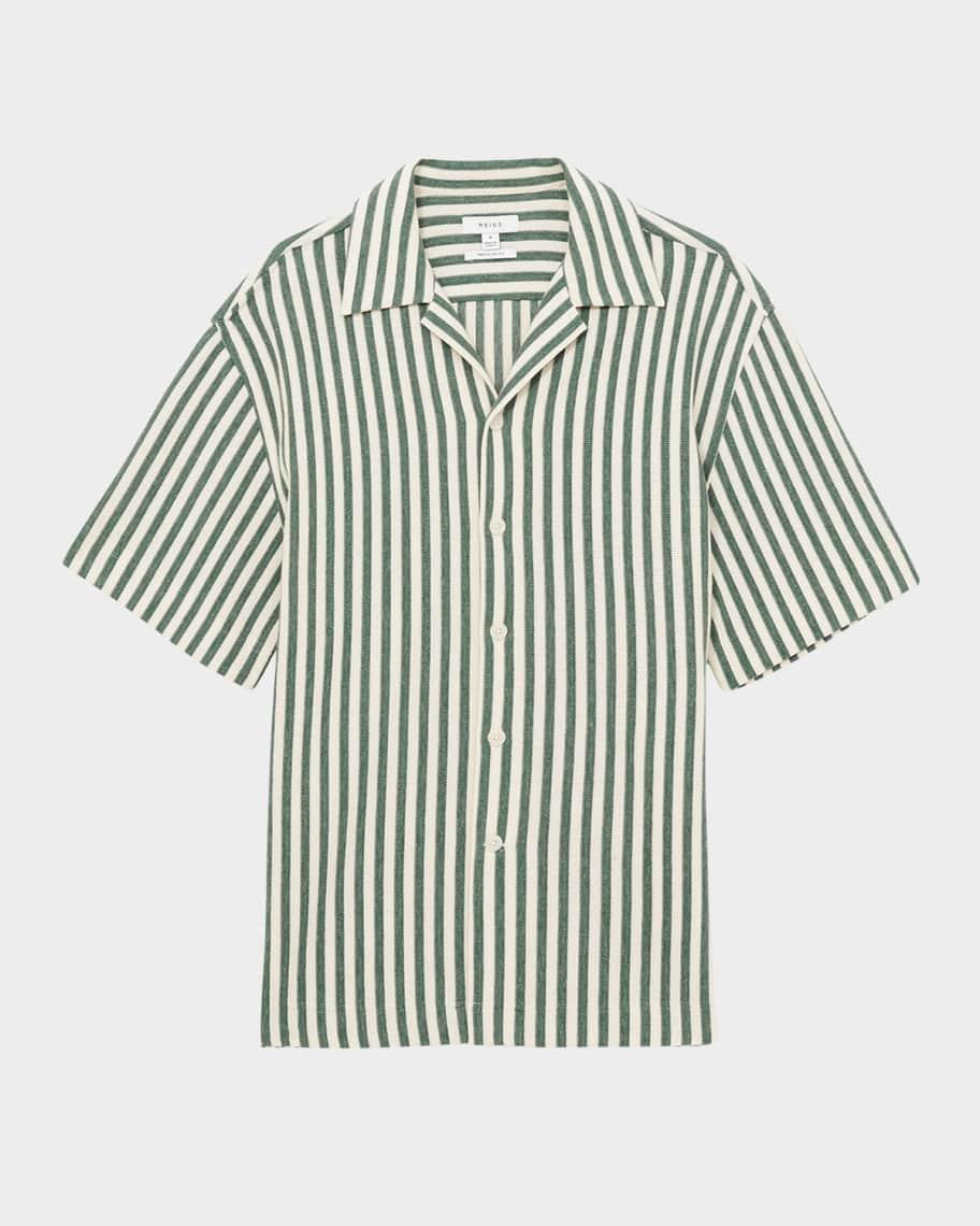 Men's Trig Textured Stripe Shirt Product Image