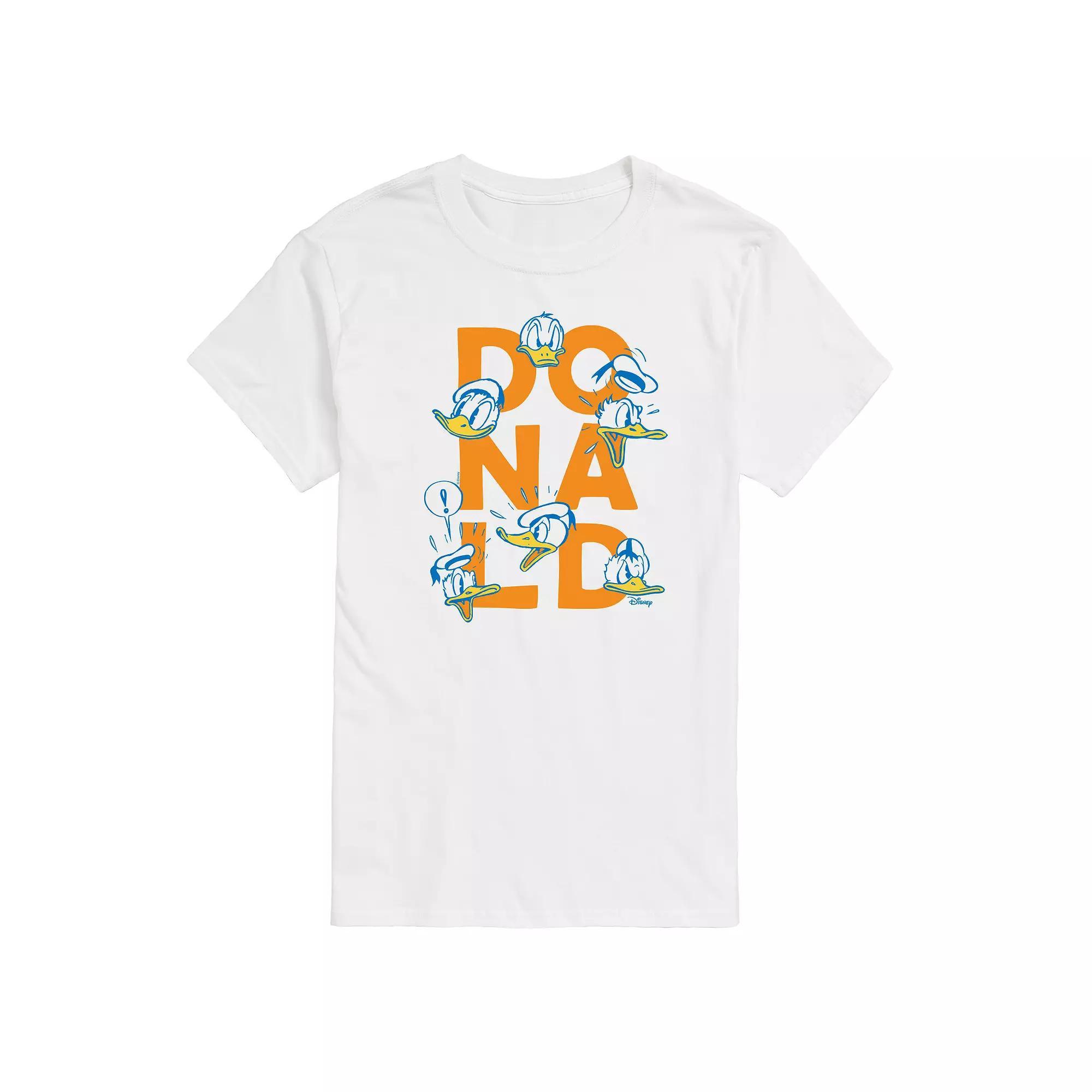 Disneys Donald Duck Big & Tall Founding Feather Graphic Tee, Mens Product Image