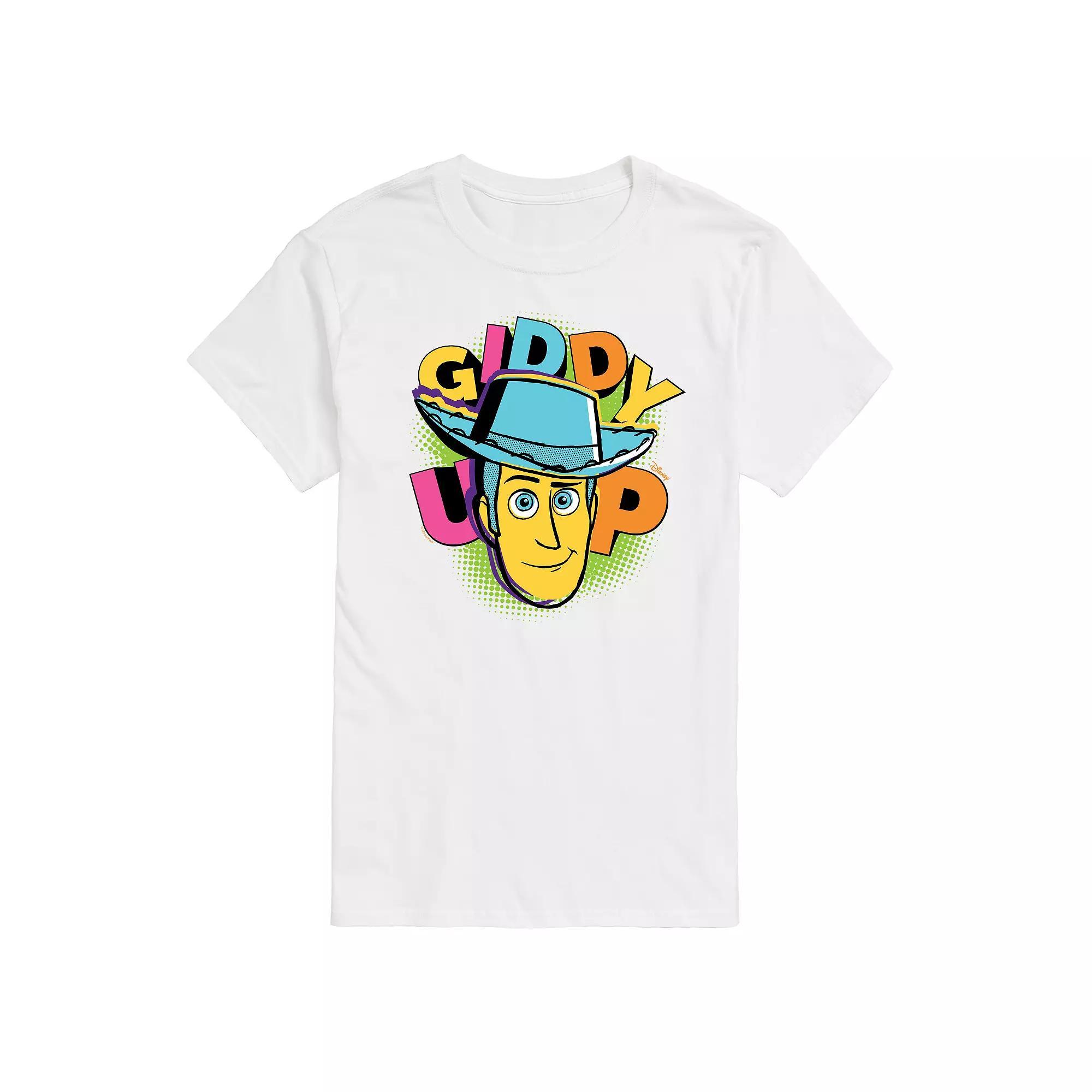 Disney / Pixars Toy Story Woody Mens Giddy UP Graphic Tee Product Image