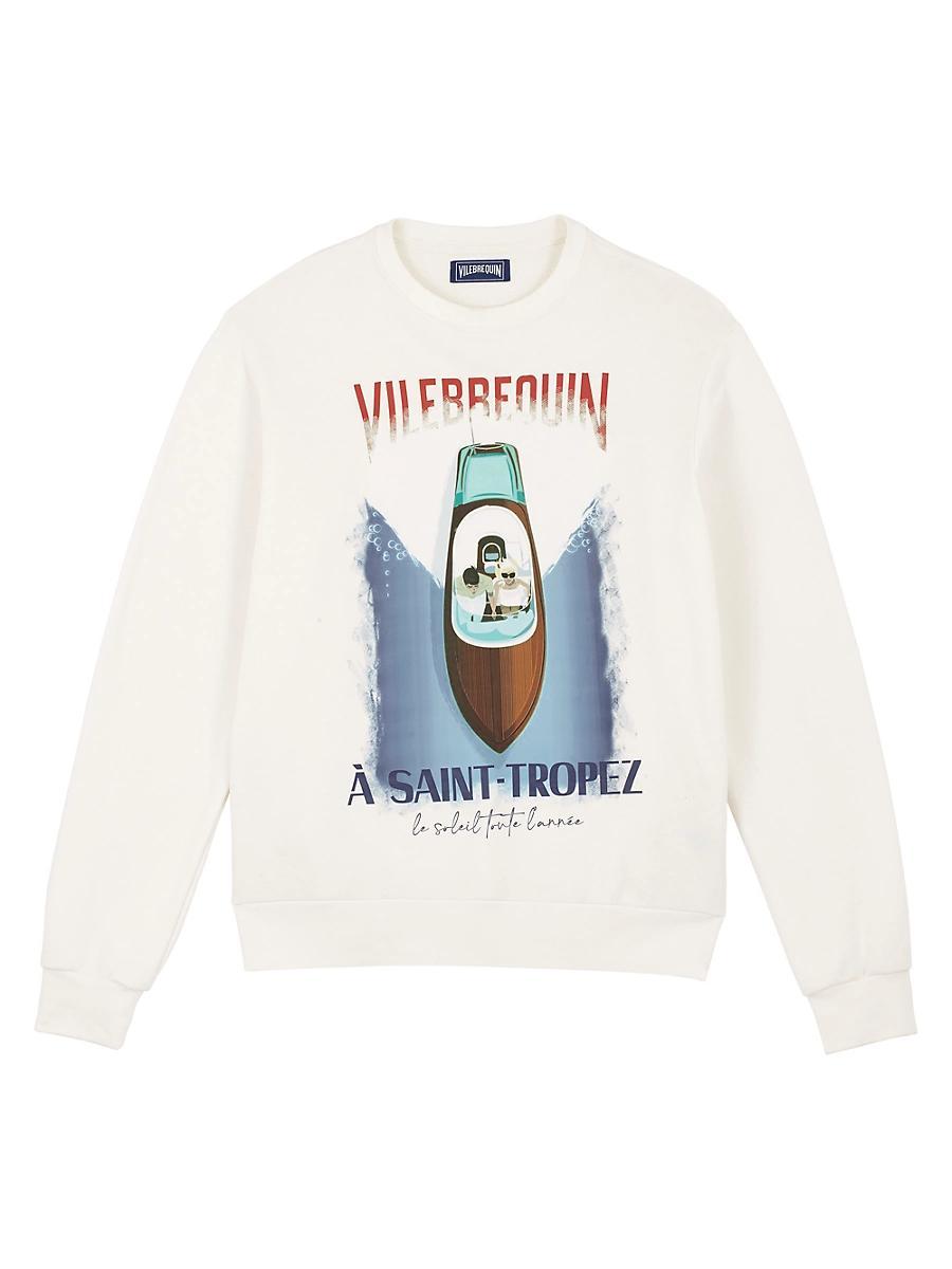 Mens Inboard Boat Crewneck Sweatshirt Product Image