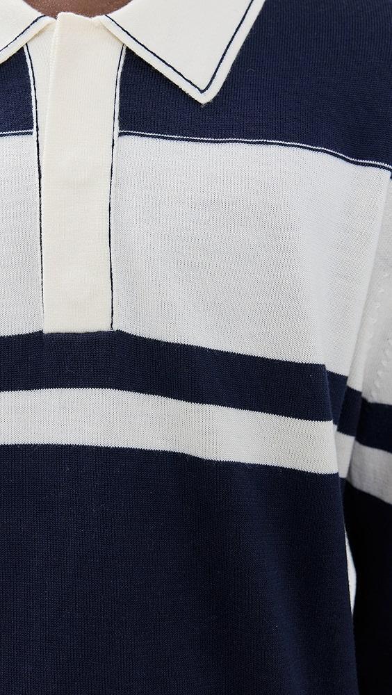 SIMKHAI Louis Striped Polo Sweater | Shopbop Product Image