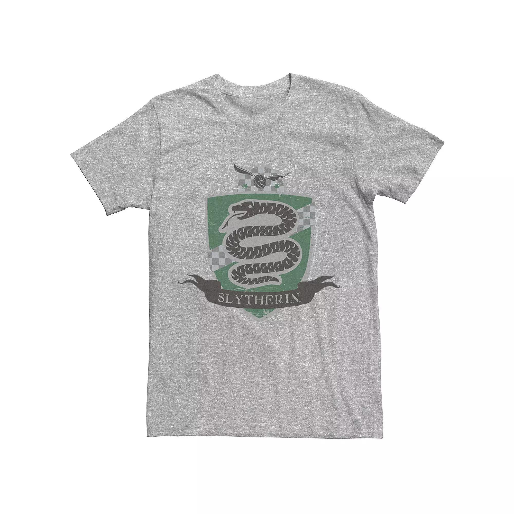 Men's Harry Potter Slytherin Quidditch Shield Tee, Size: 3XL, Kelly Grey Product Image