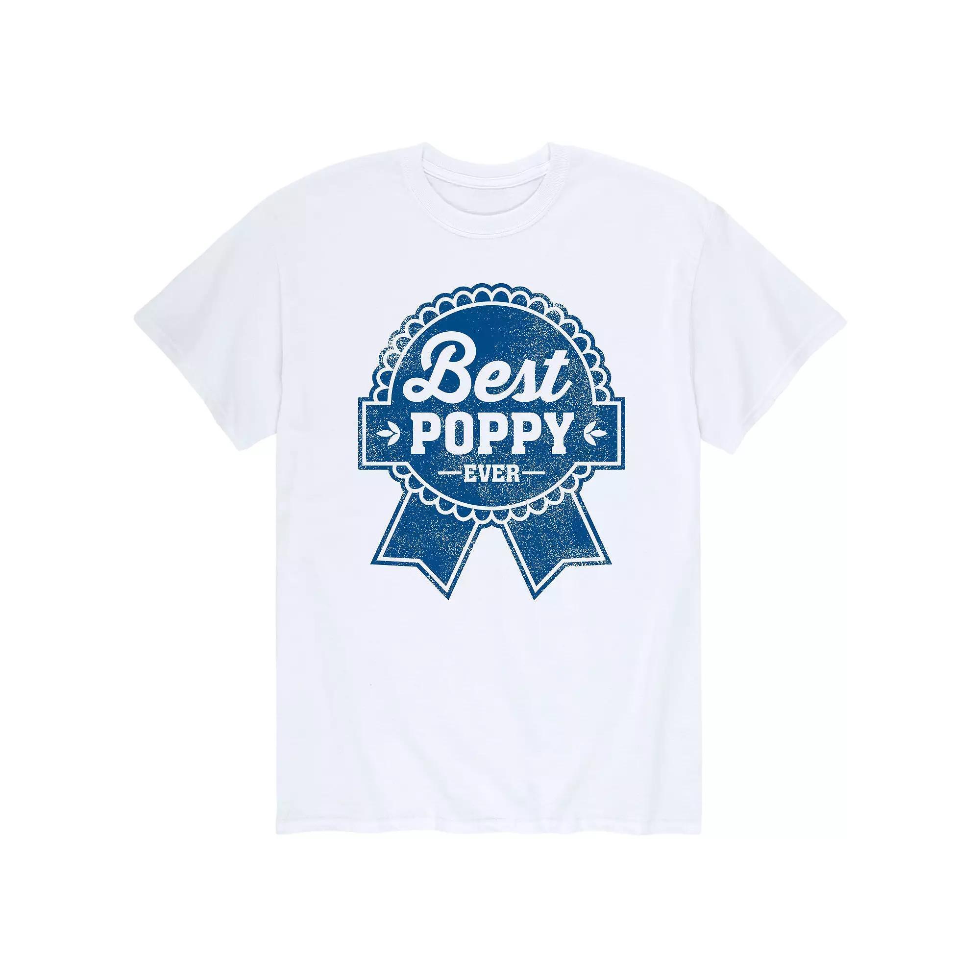 Mens Beer Label Best Poppy Tee Product Image