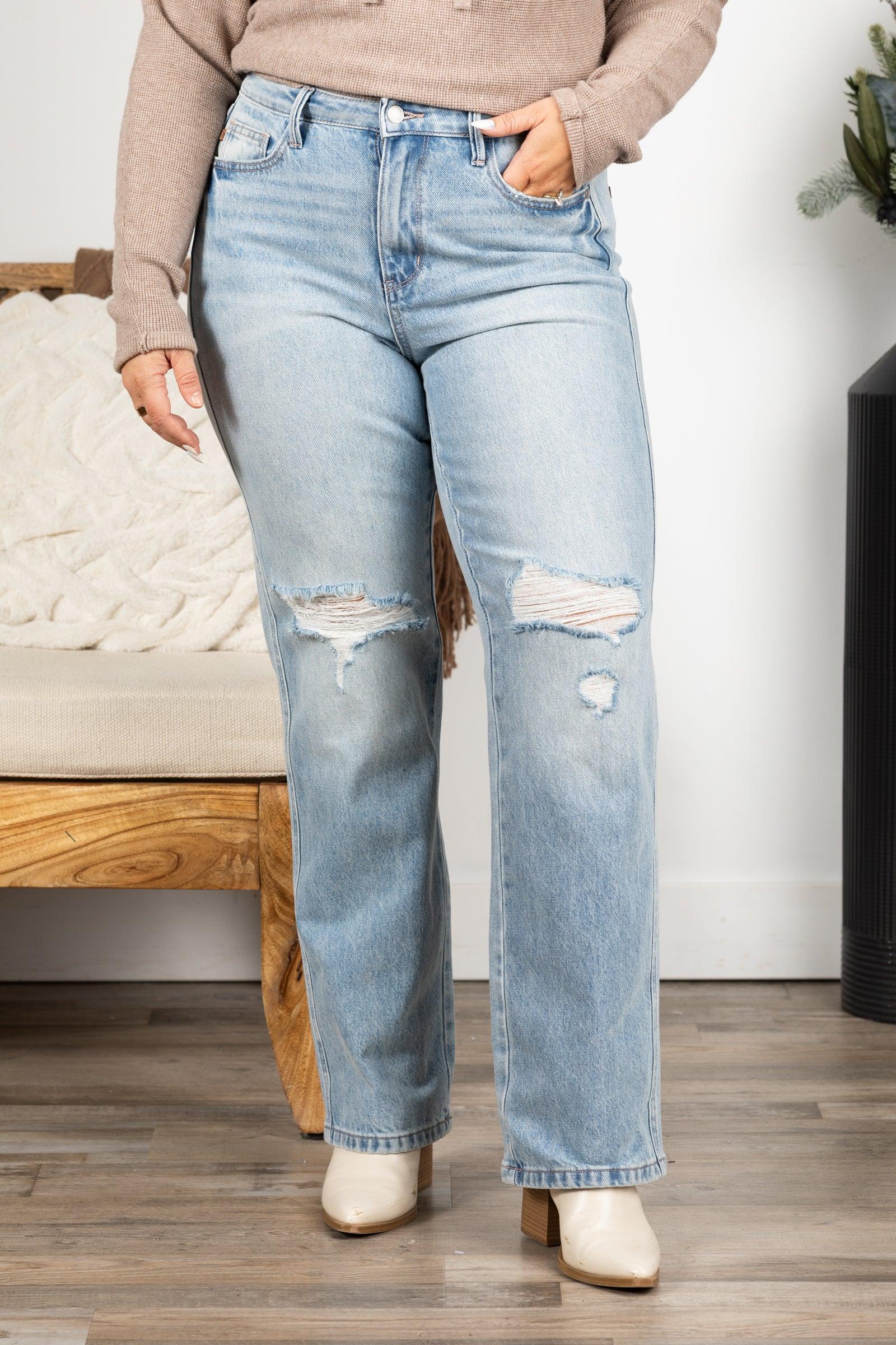 Judy Blue Light Rigid Magic 90's Straight Jean Product Image