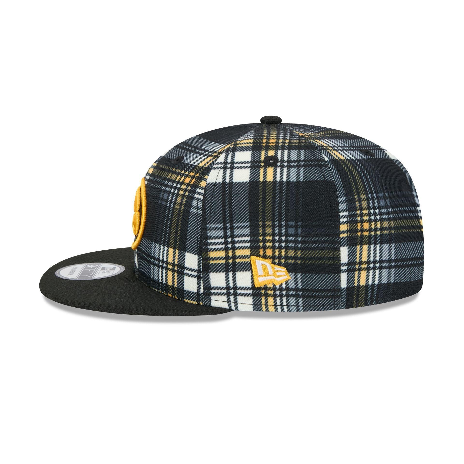 Iowa Hawkeyes Plaid 9FIFTY Snapback Hat Male Product Image