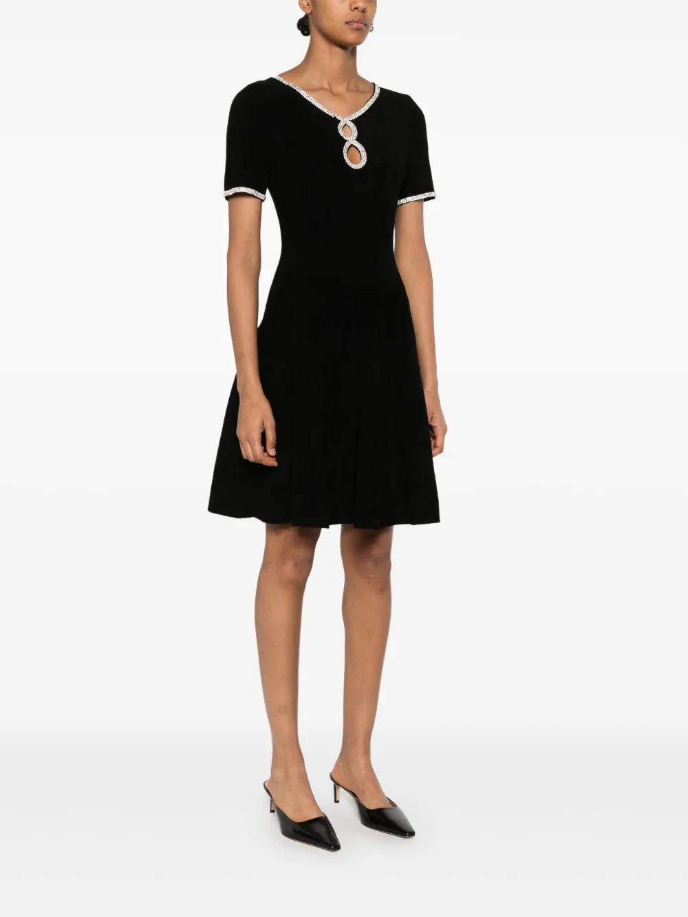 crystal-embellished mini dress Product Image