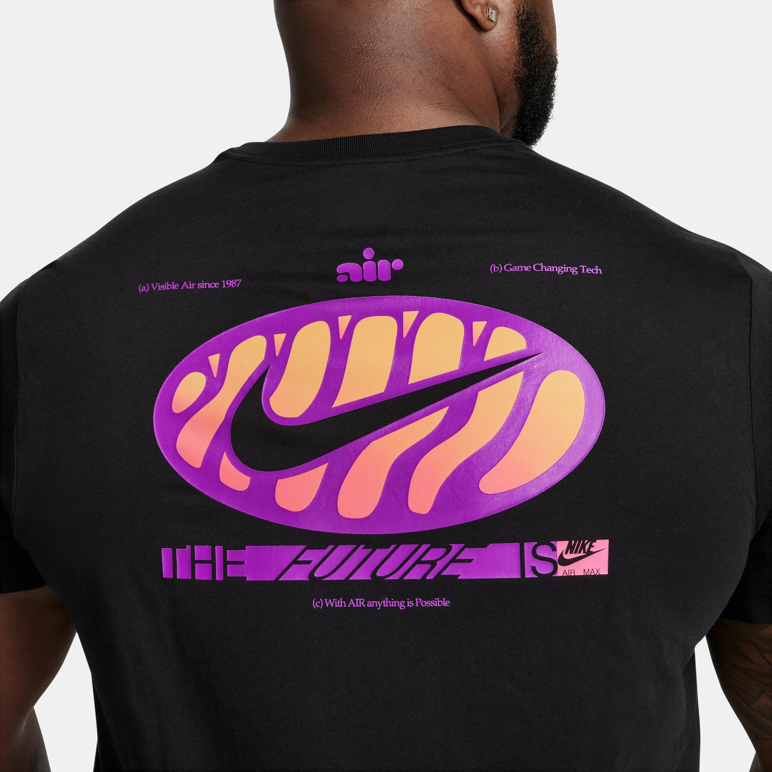 Nike Mens Nike NSW AM Day LBR Air T-Shirt - Mens Black Product Image