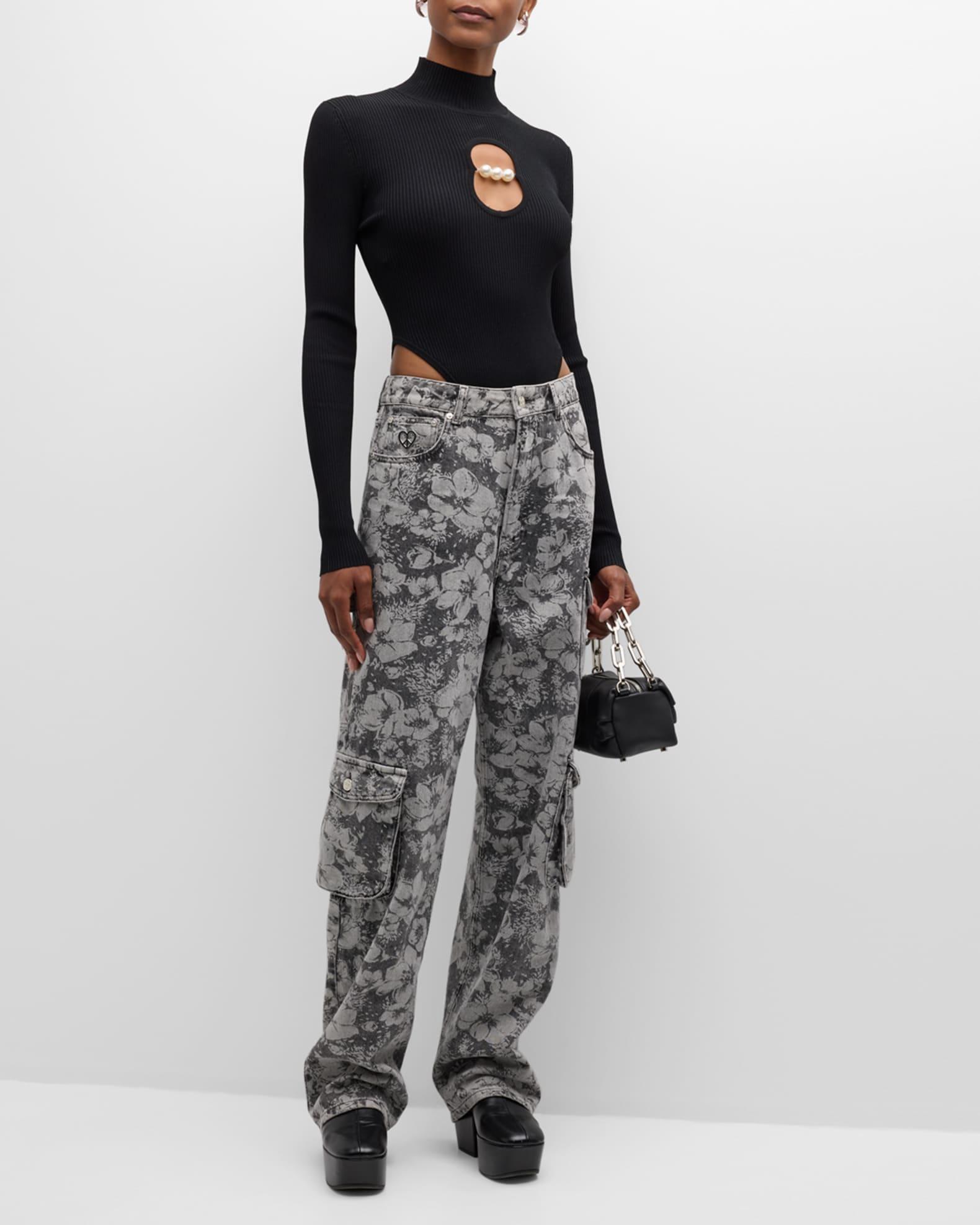 Floral Cargo Pants Product Image