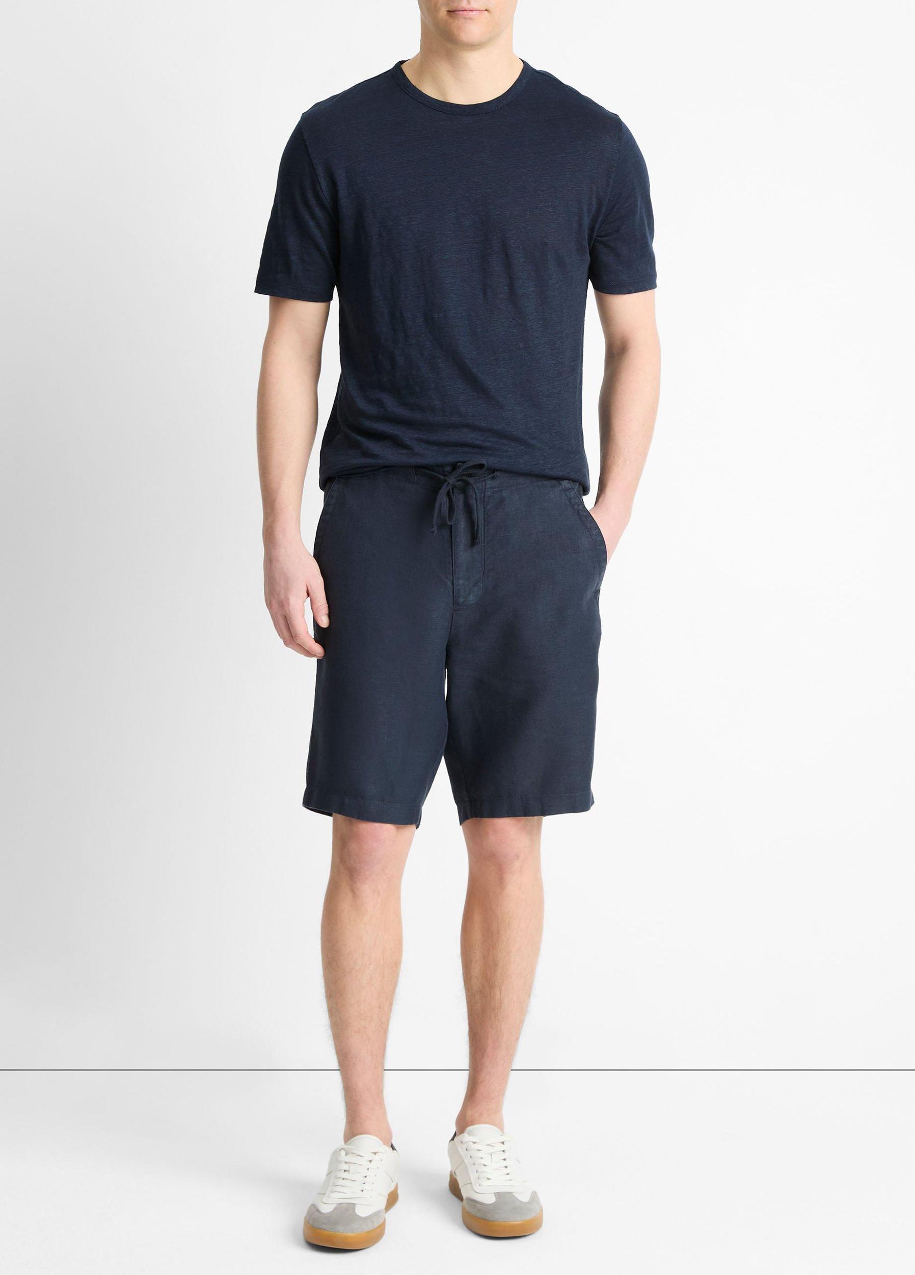 Mens Hemp Drawstring Short, Dried Cactus, Size L Vince Product Image