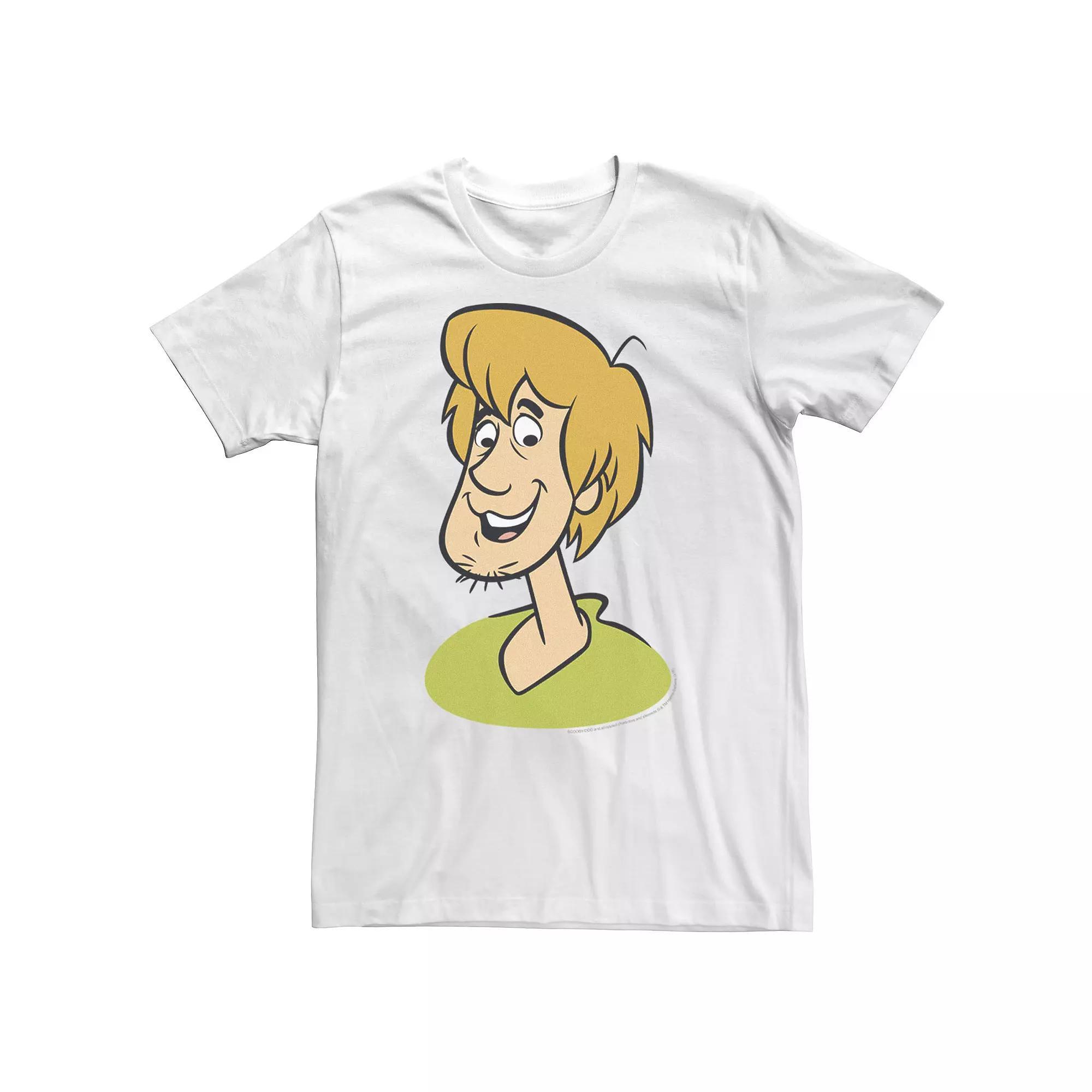 Big & Tall Scooby-Doo Shaggy Large Portrait Tee, Men's, Size: 3XL Tall, White Product Image
