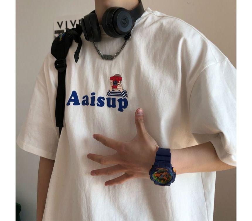 Short-Sleeve Print T-Shirt Product Image
