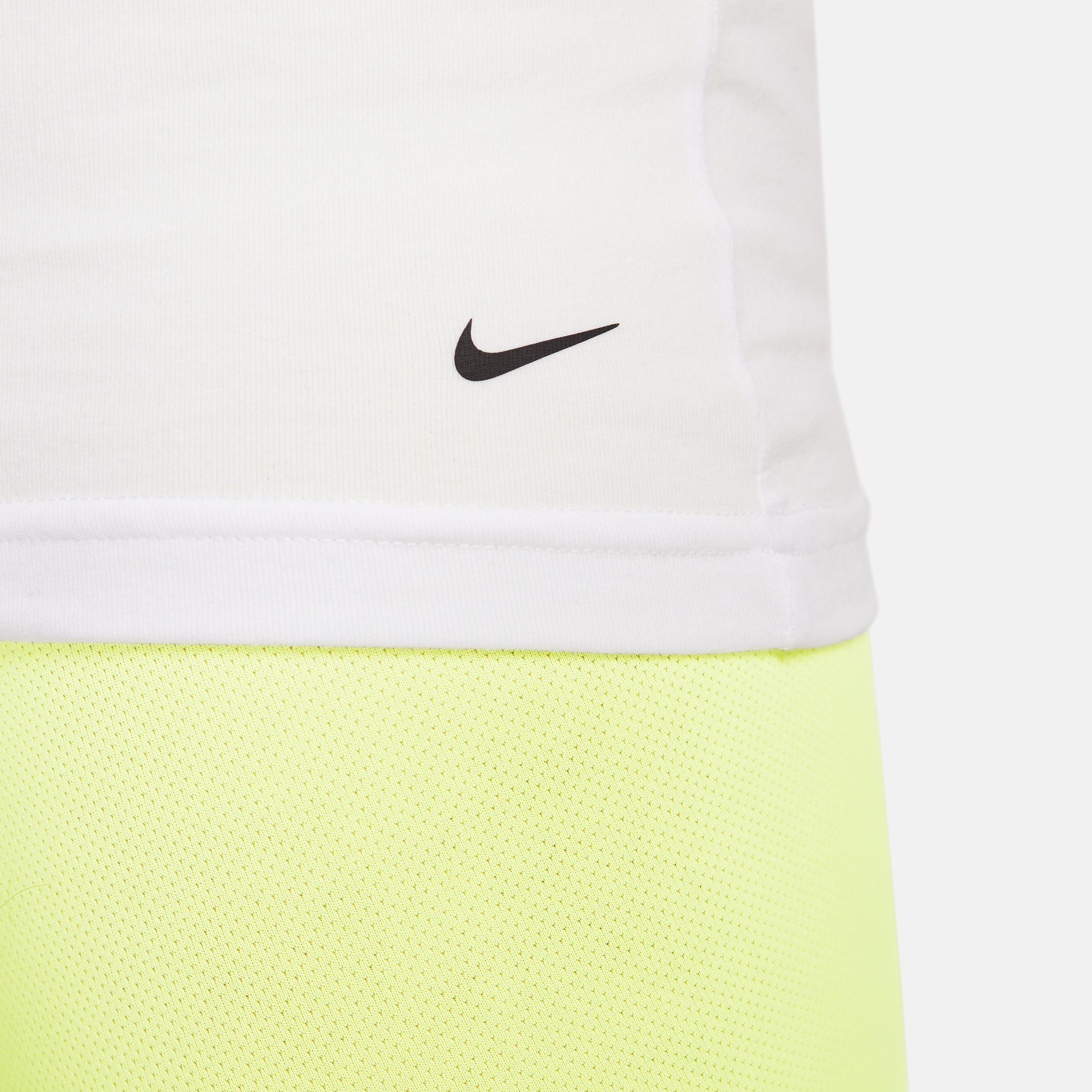 Nike Men's Dri-FIT Essential Cotton Stretch Slim Fit Tank Top Undershirt (2-Pack) Product Image
