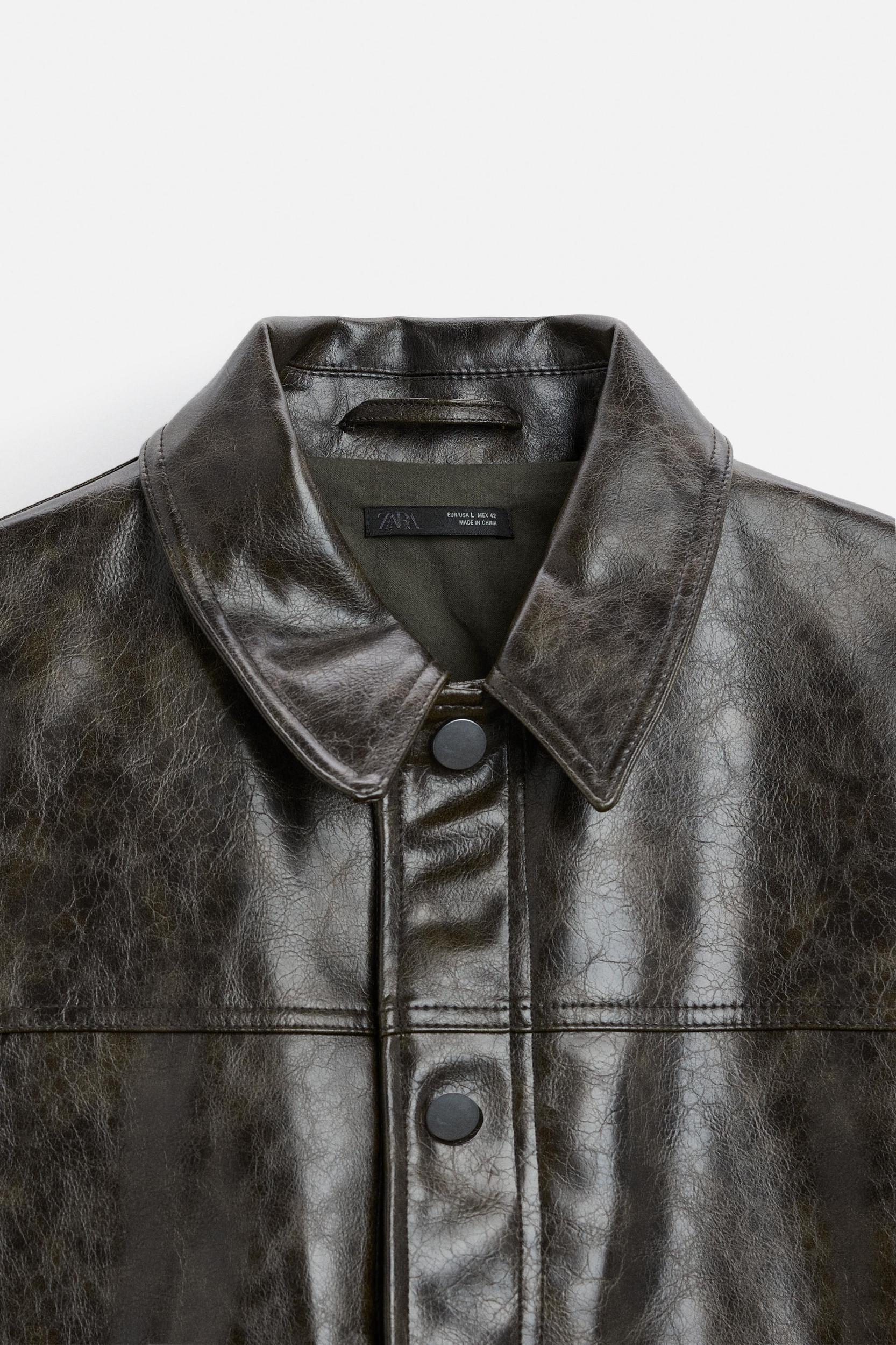 FAUX LEATHER JACKET Product Image
