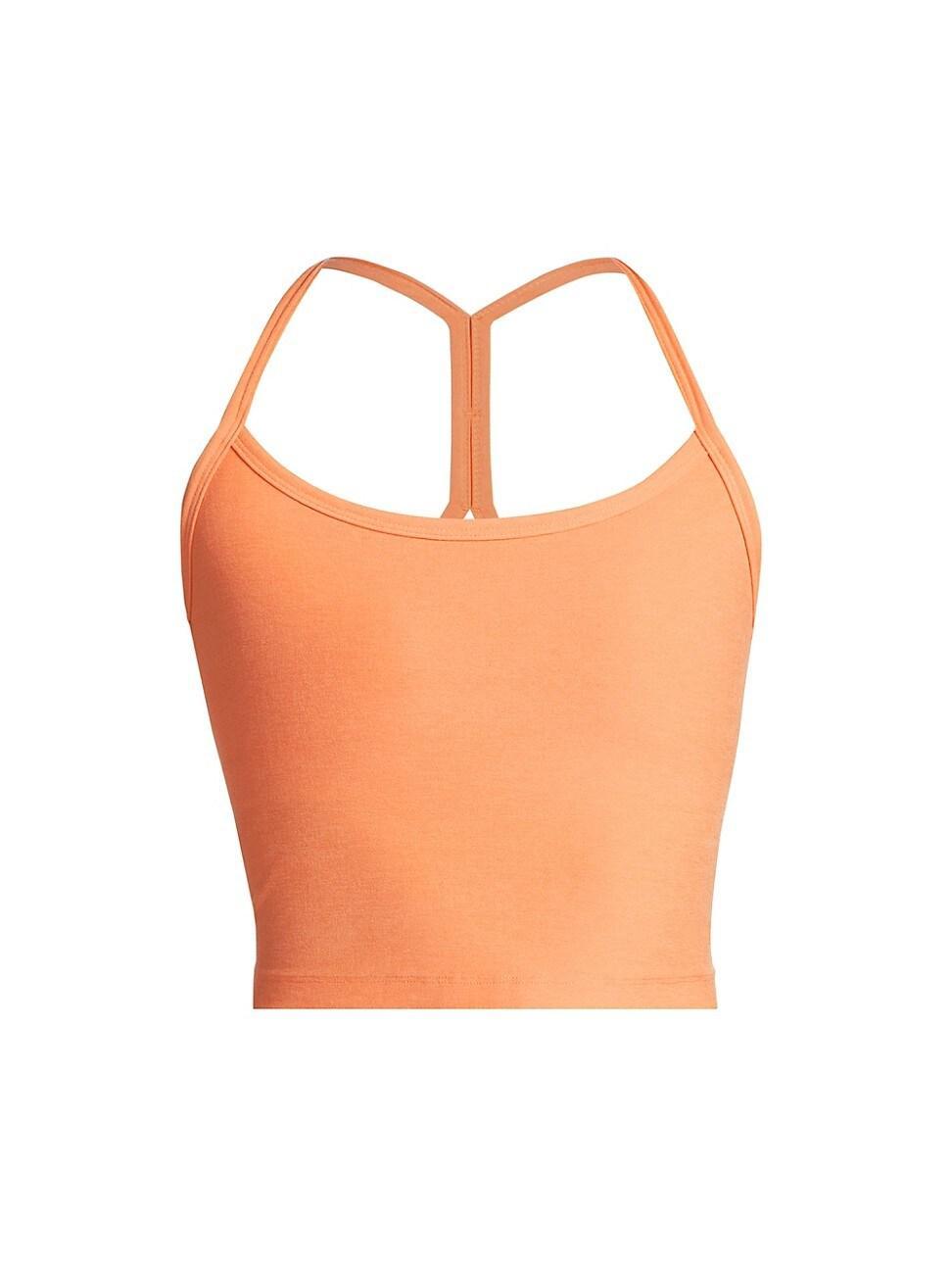 Womens Spacedye Racerback Crop Tank Product Image