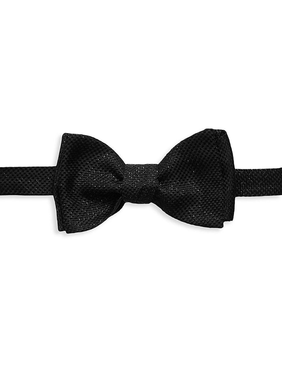 Mens Weave Silk Ready-Tied Bow Tie Product Image
