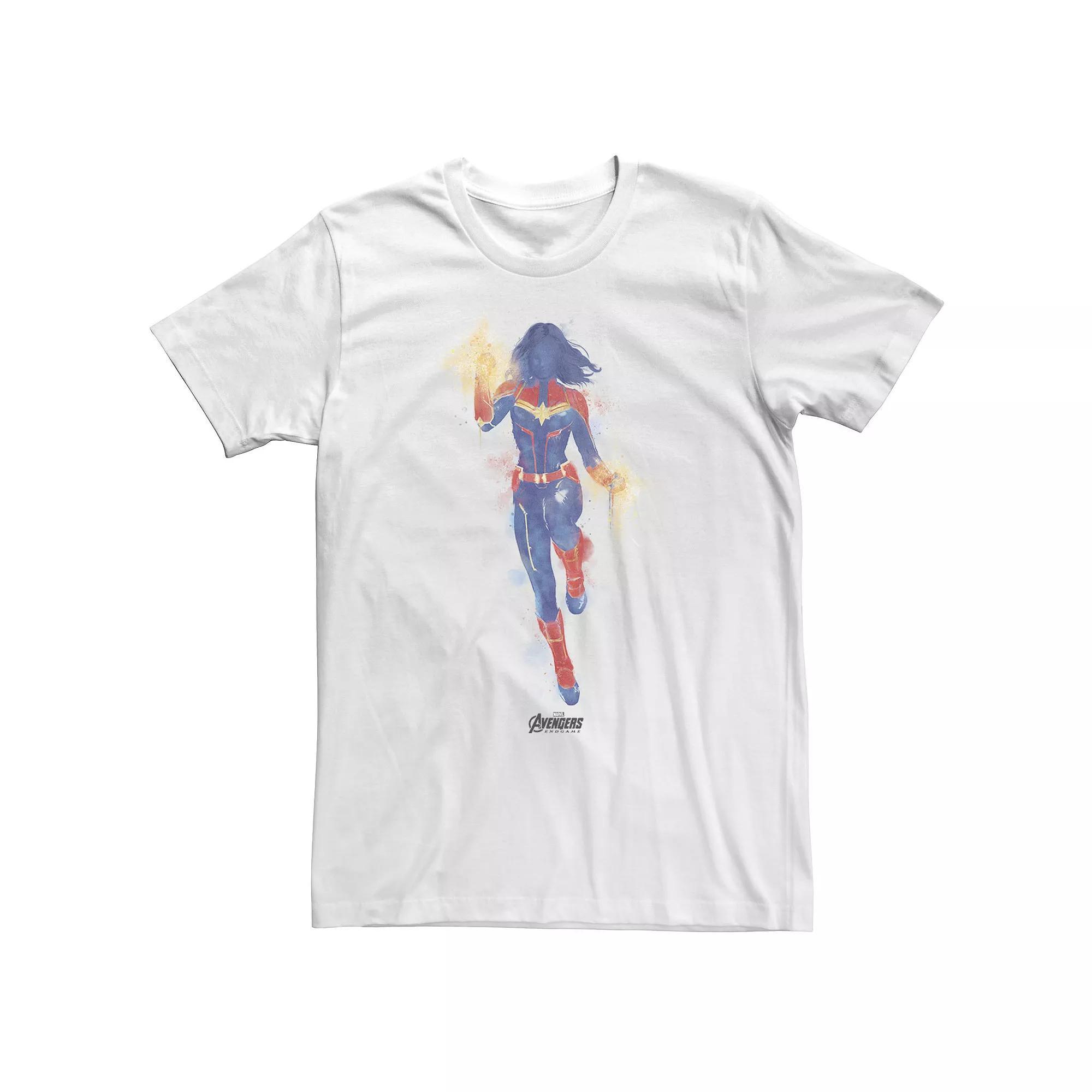 Big & Tall Marvel Avengers Endgame Spray Paint Tee, Mens Product Image