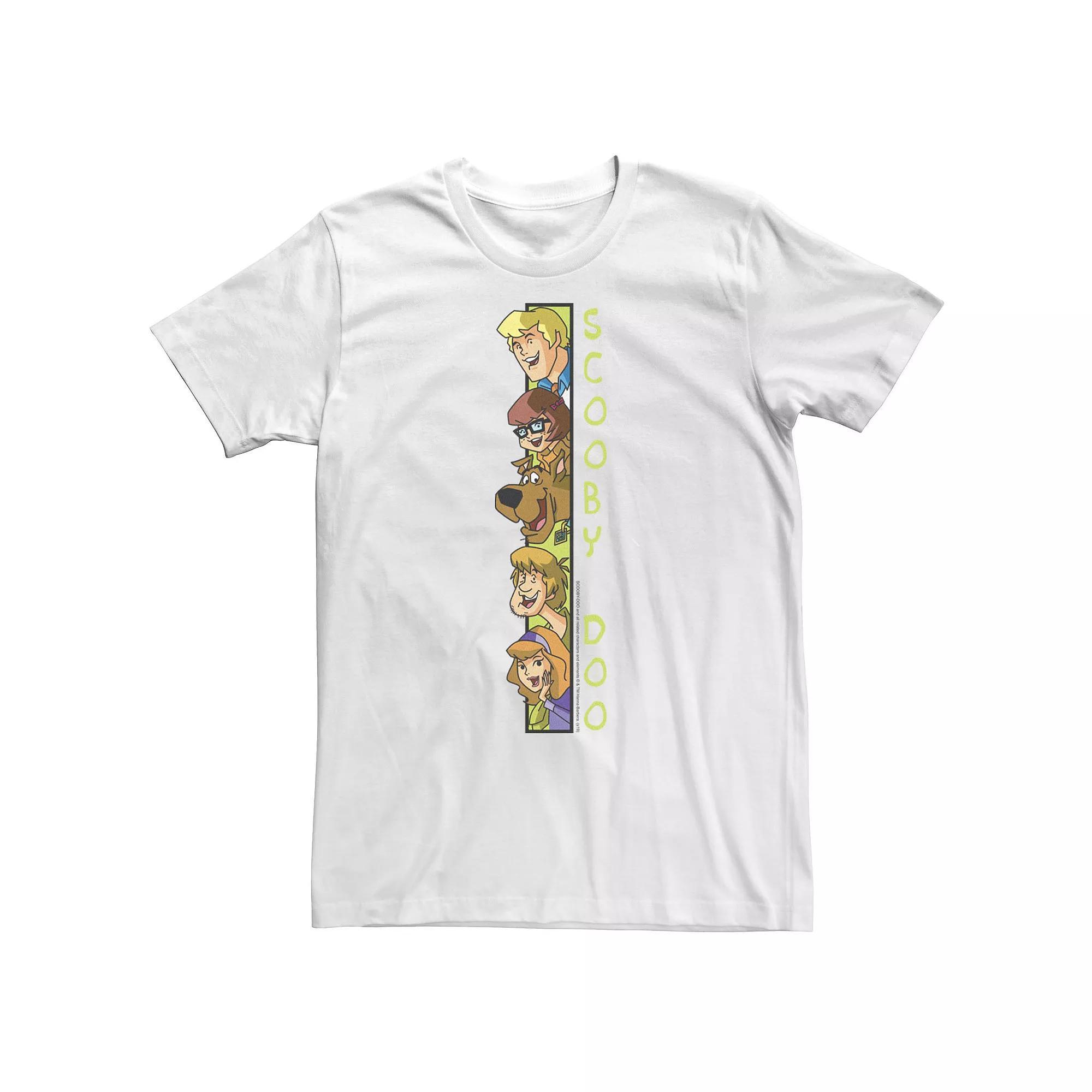 Big & Tall Scooby-Doo Peeking Mystery Gang Tee, Men's, Size: 4XL, White Product Image