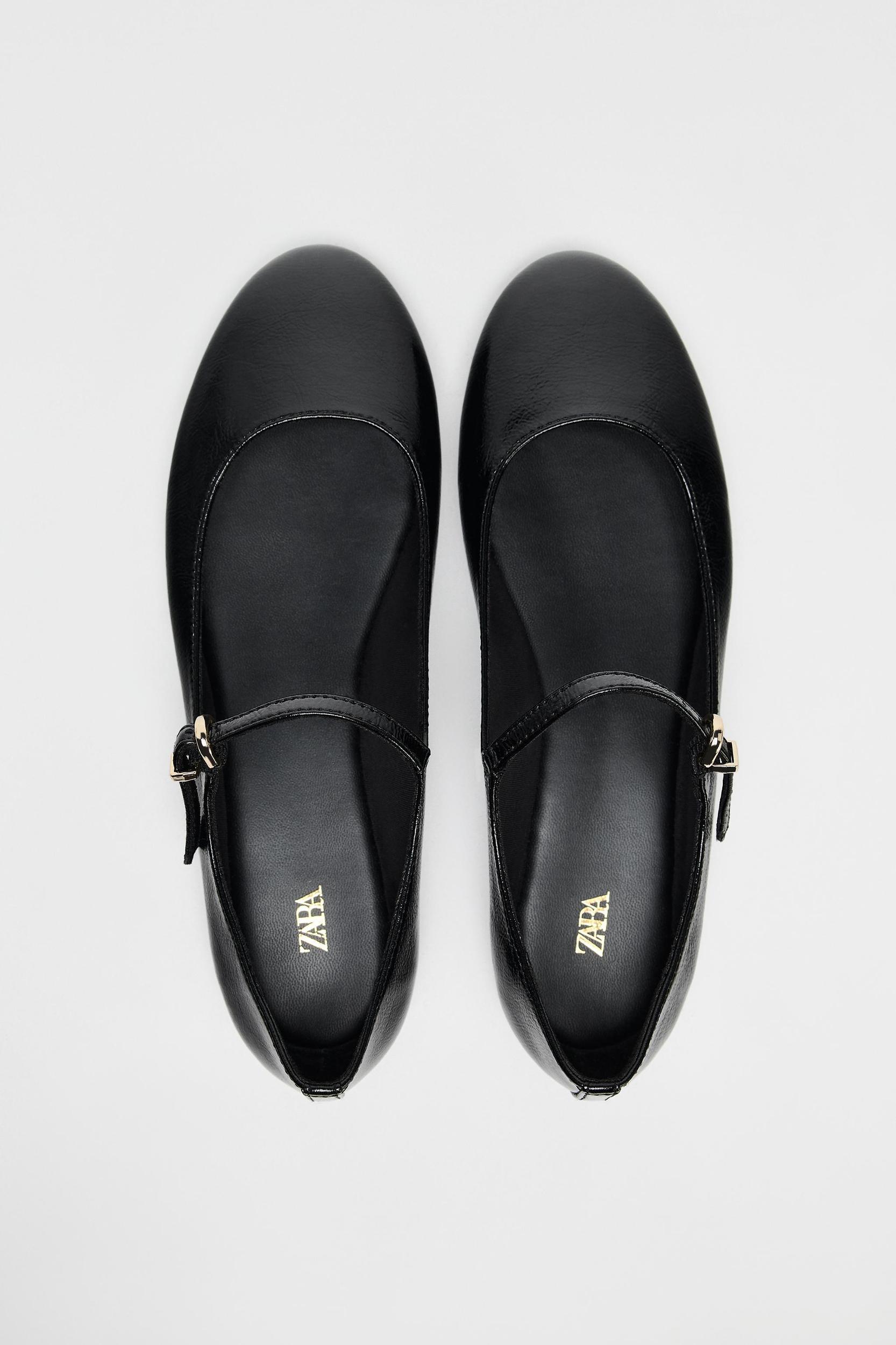PATENT EFFECT BALLET FLATS Product Image