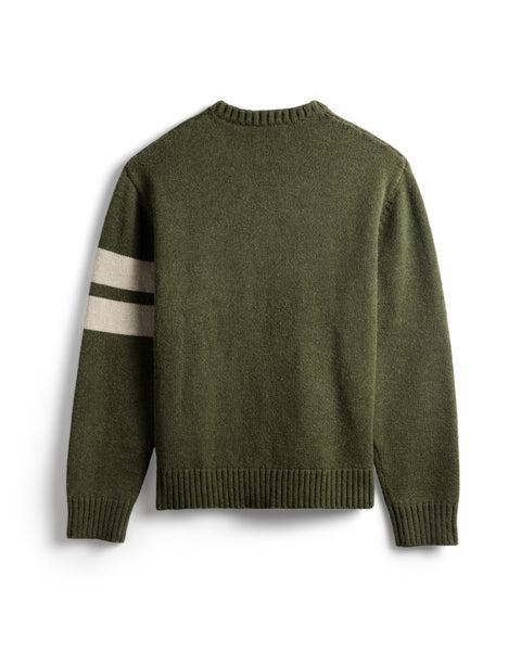 Comp Stripe Sweater - Navy Male Product Image