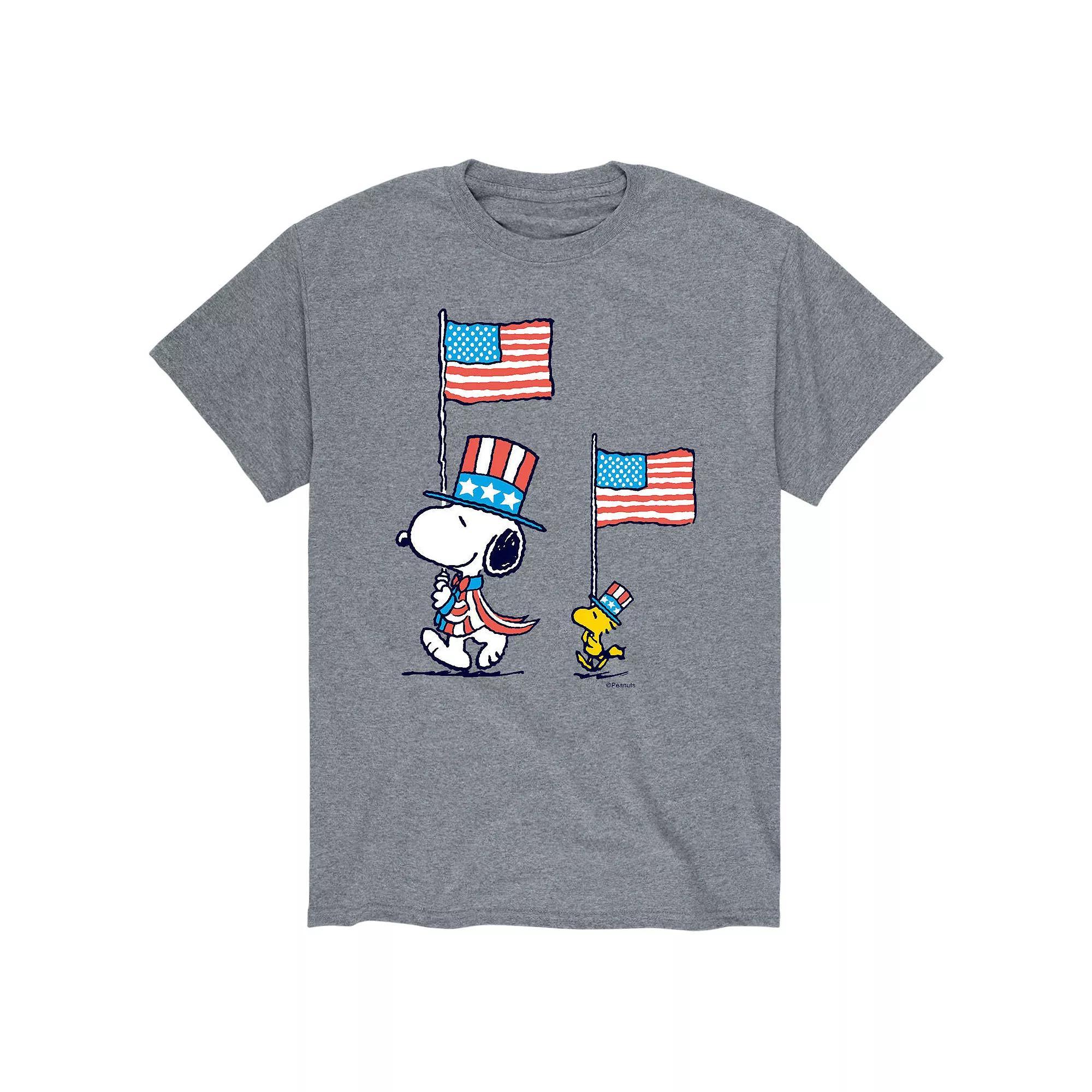 Mens Peanuts Snoopy Woodstock March Tee Product Image