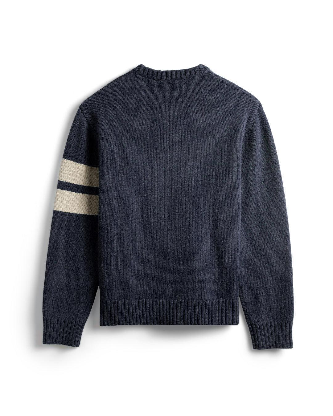 Comp Stripe Sweater - Navy Male Product Image
