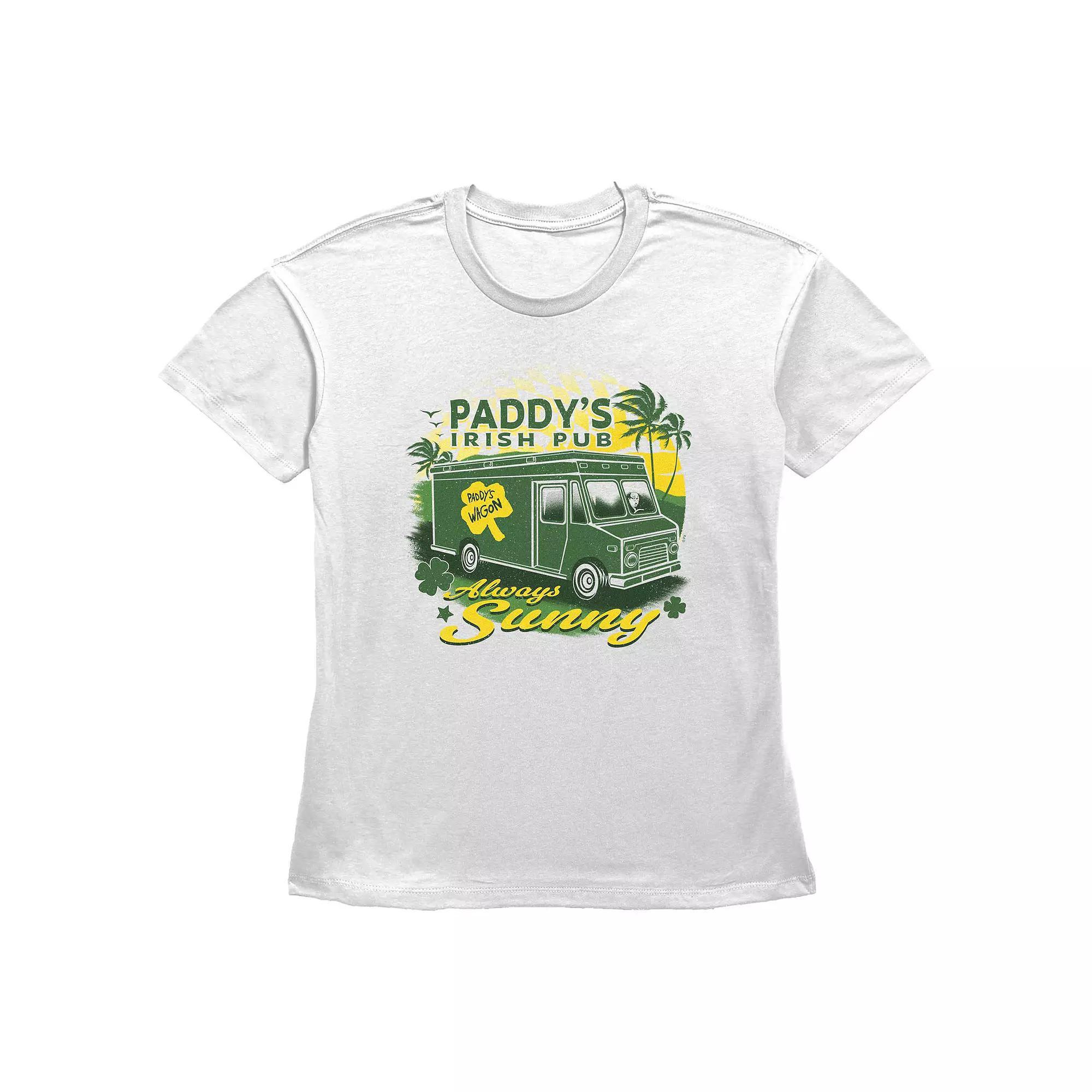 Women's It's Always Sunny In Philadelphia Paddy's Irish Pub Graphic Tee, Size: XS, White Product Image