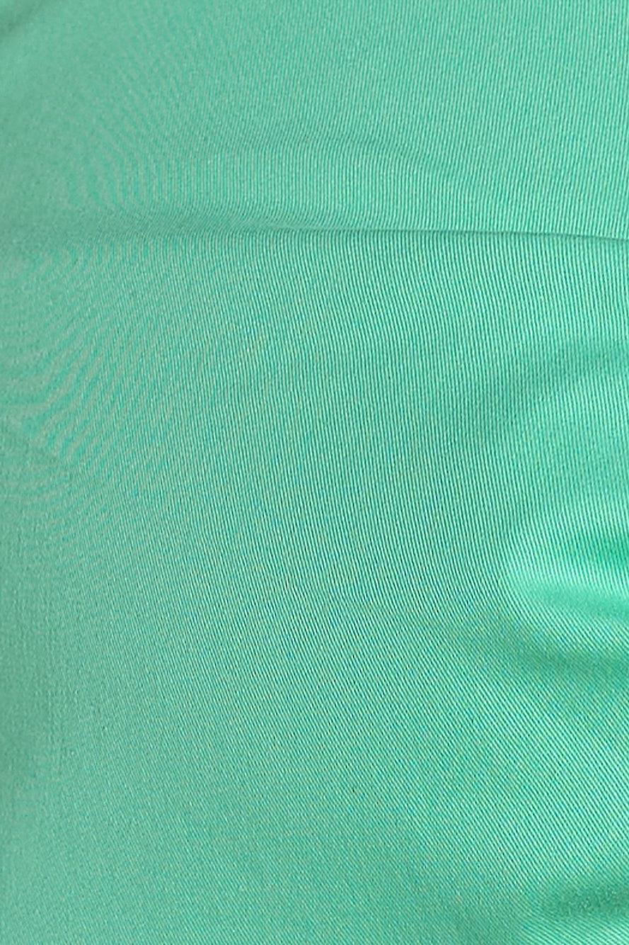HELLO MOLLY Rosy Hearts Crop Top Green Product Image