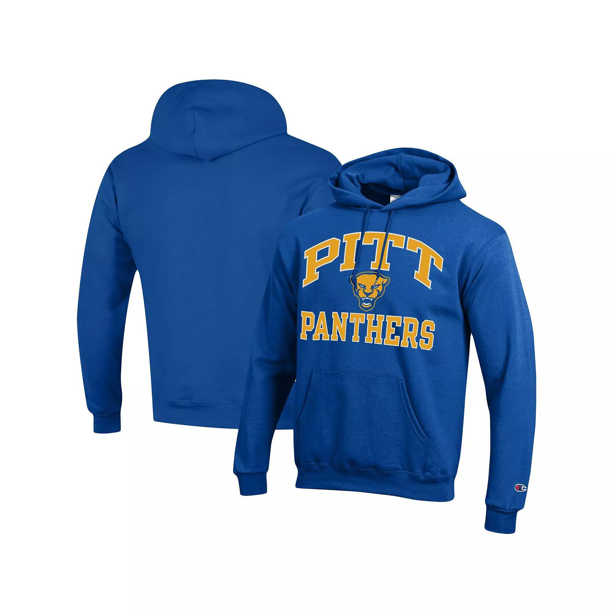 Men's Champion Royal Pitt Panthers High Motor Pullover Hoodie, Size: Large, Blue Product Image