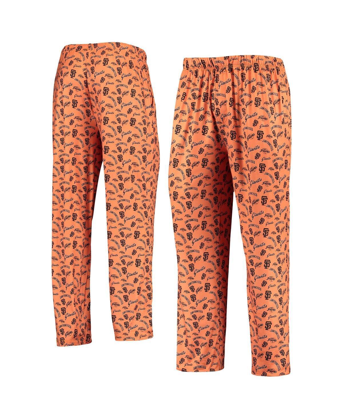 Men's FOCO Orange San Francisco Giants Cooperstown Collection Repeat Pajama Pants, Size: 2XL Product Image