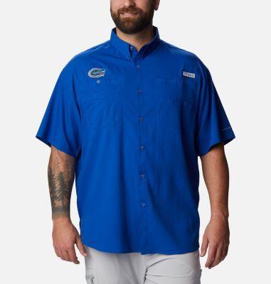 Men's Columbia Royal Florida Gators Big & Tall Collegiate Tamiami Button-Down Shirt, Size: 2XLT, Blue Product Image