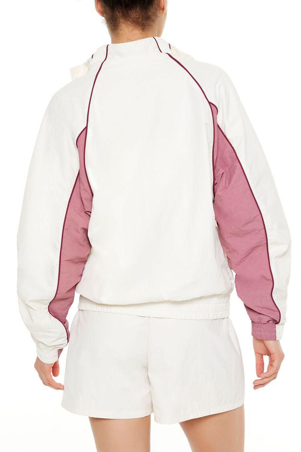 Colorblock Zip-Up Bomber Jacket | Forever 21 Product Image