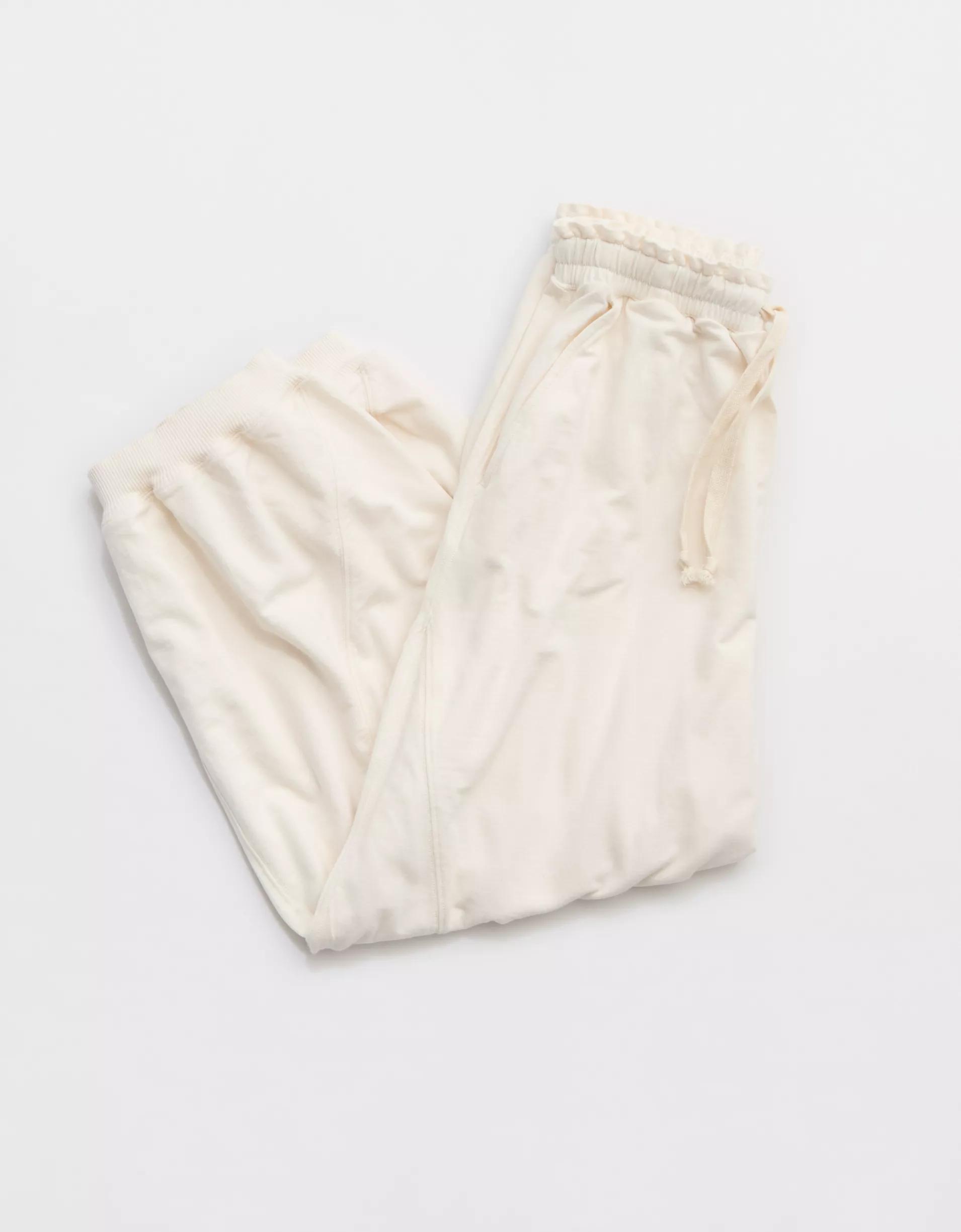 Aerie Baggy Barrel Leg Fleece Pant Product Image