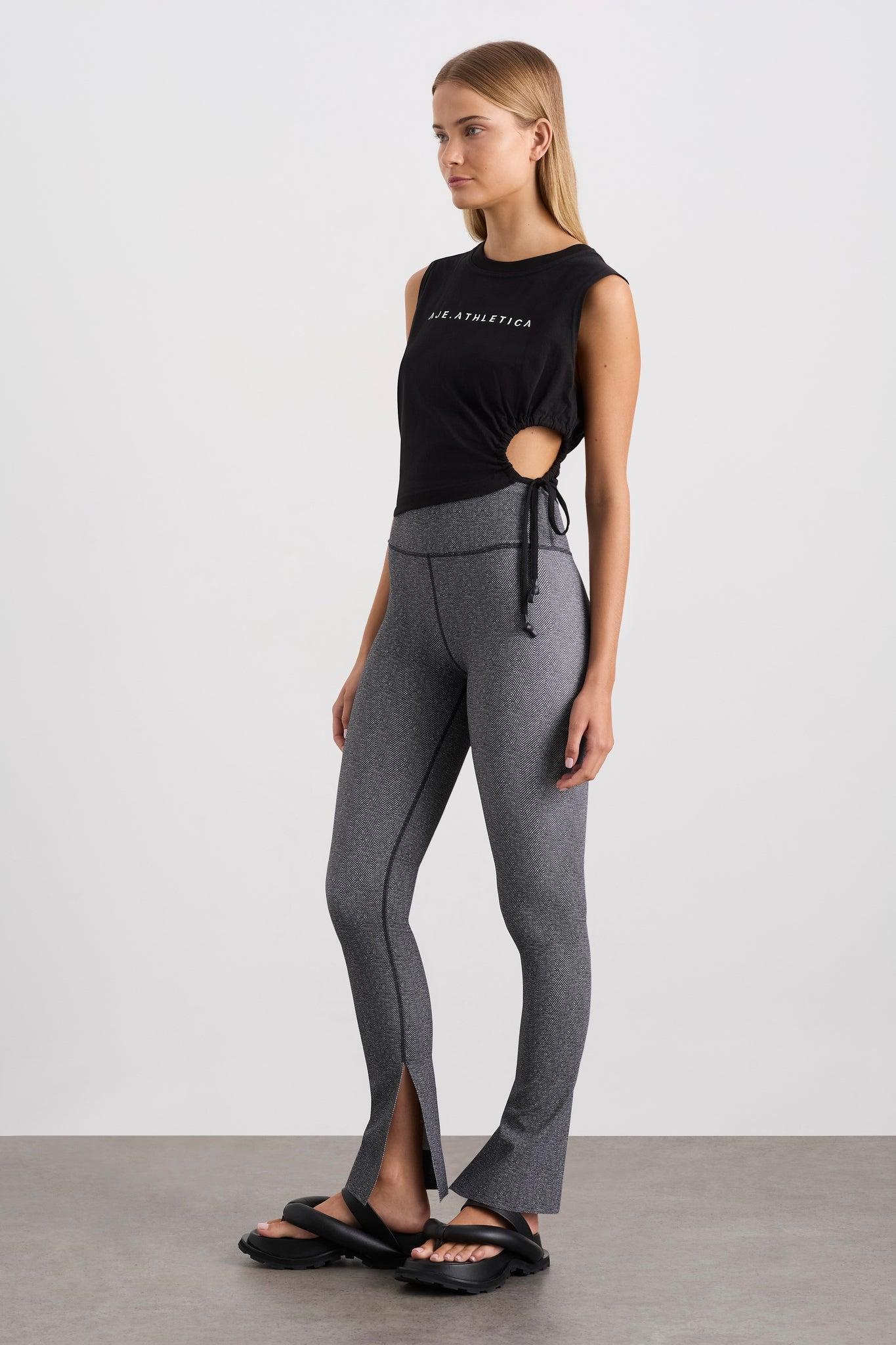 Split Hem Leggings 205 Product Image