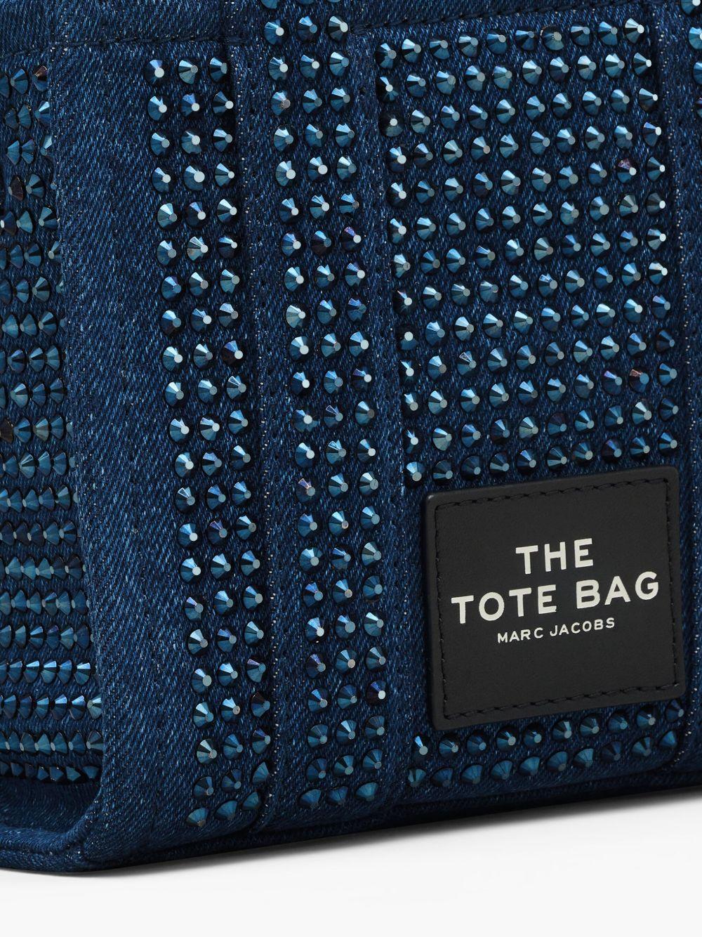The Crossbody Crystal Denim Tote bag Product Image