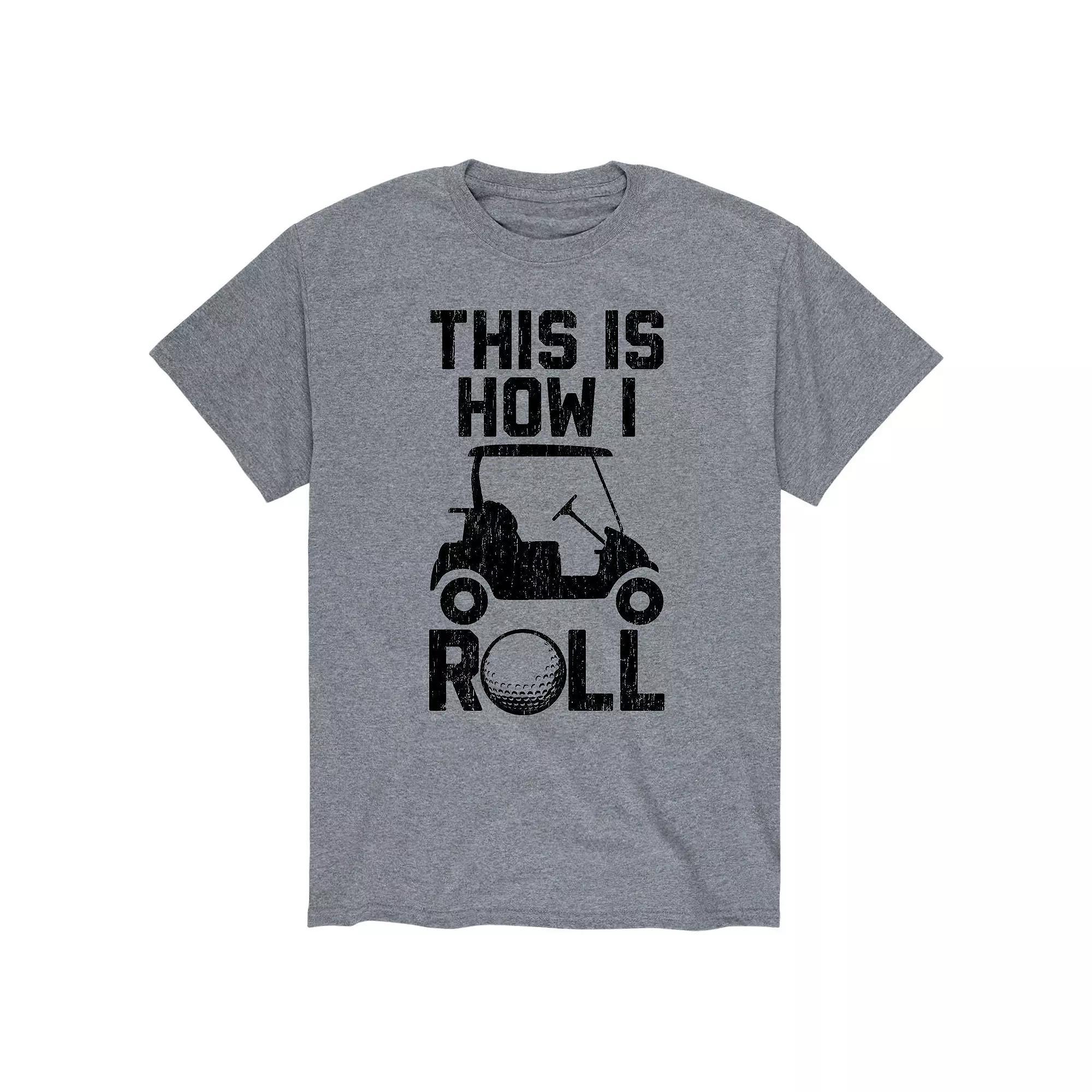 Mens How I Roll Golf Tee Product Image