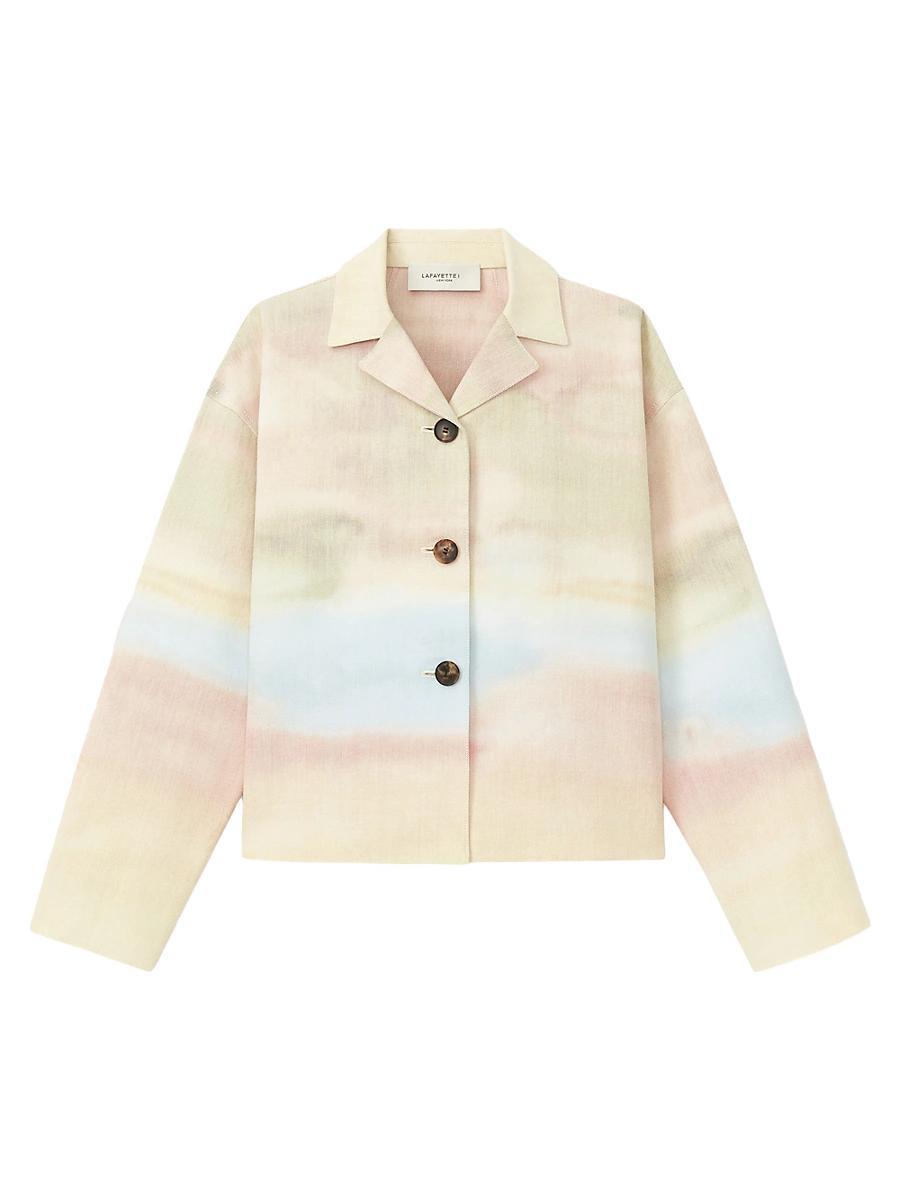 Womens Drop Shoulder Cropped Jacket Product Image