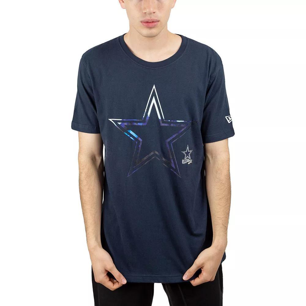 Men's New Era Navy Dallas Cowboys Sideline T-Shirt, Size: Medium, Blue Product Image