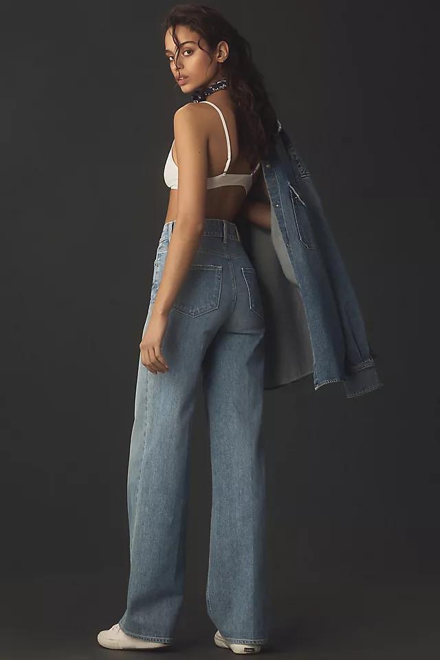 PAIGE Sasha High-Rise Wide-Leg Jeans Product Image