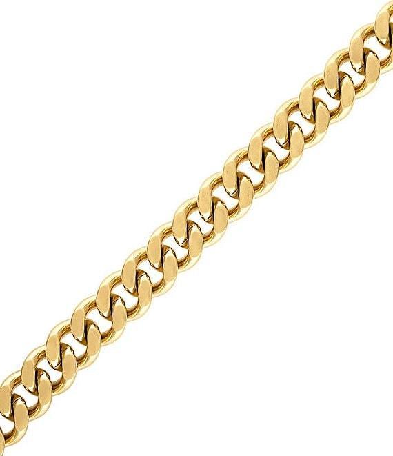 Bulova Men's Gold Tone Stainless Steel Chain Bracelet Product Image