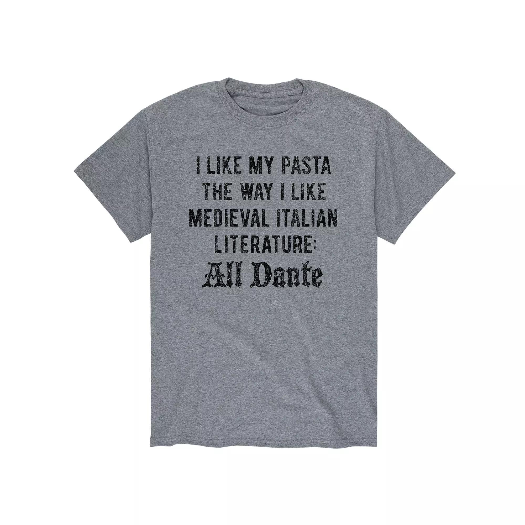 Mens Pasta All Dante Tee Athletic Grey Product Image