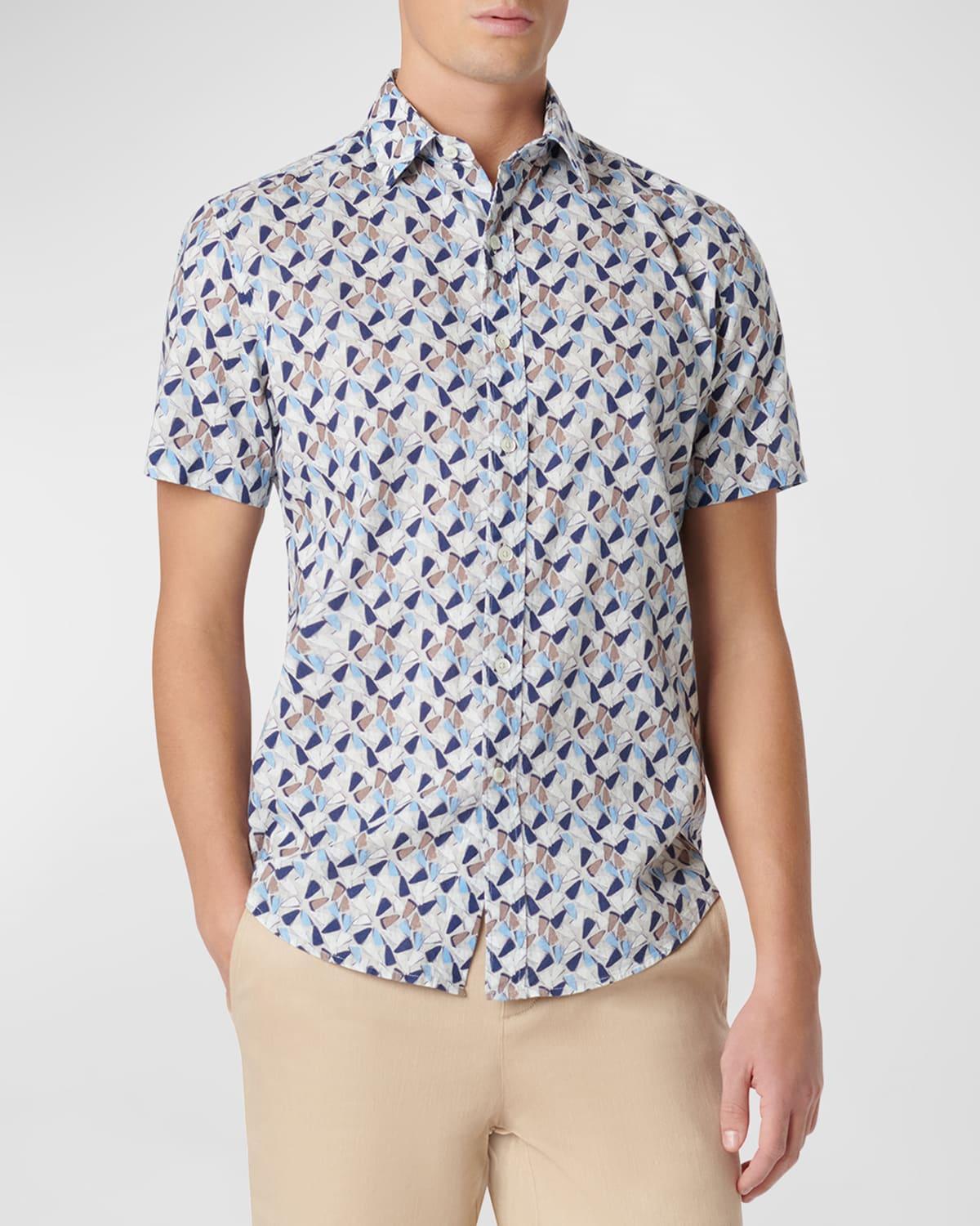 Men's Orson Linen Shaped Sport Shirt Product Image