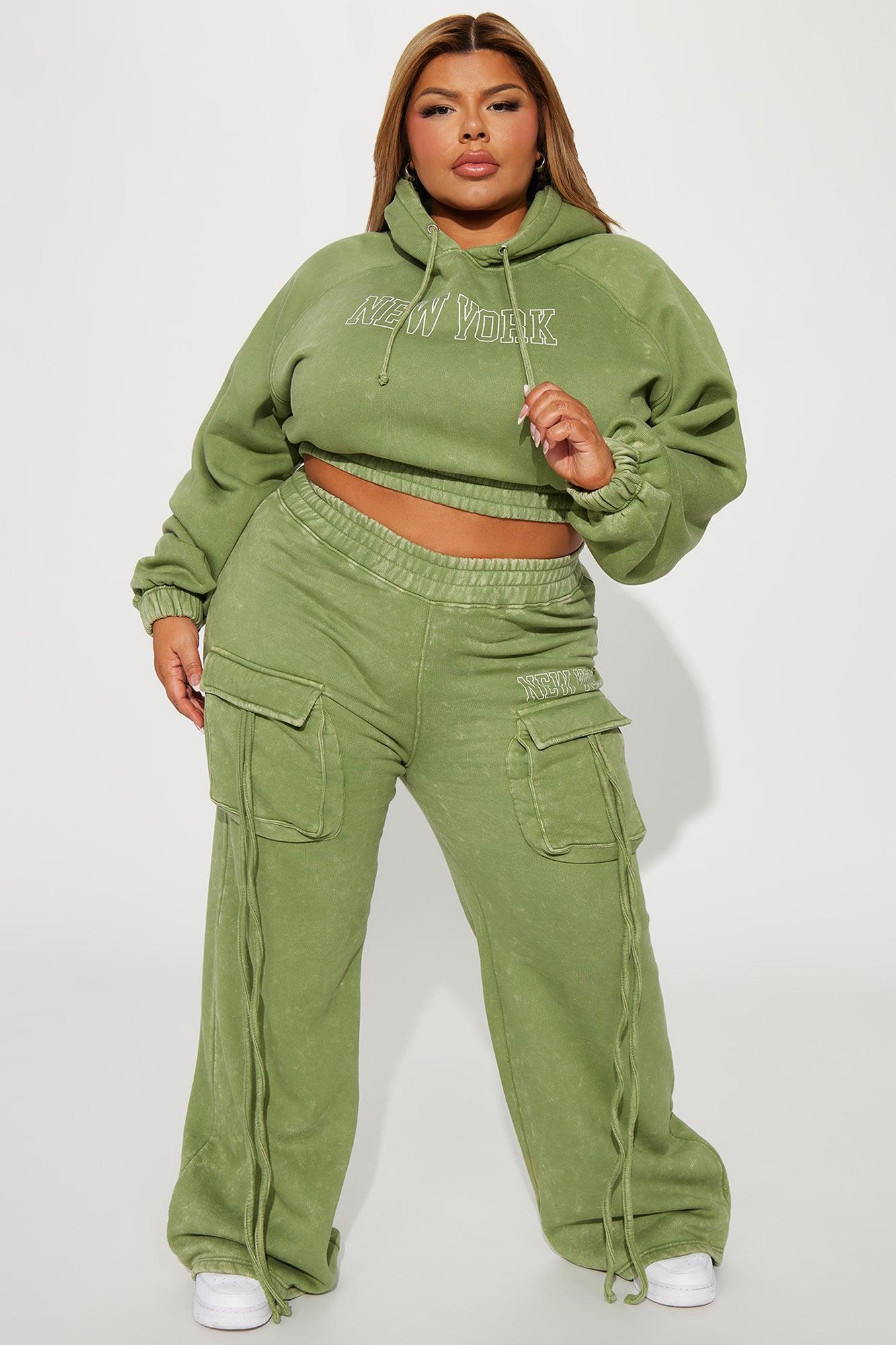 New York Vibes Washed Hoodie - Green/combo Product Image
