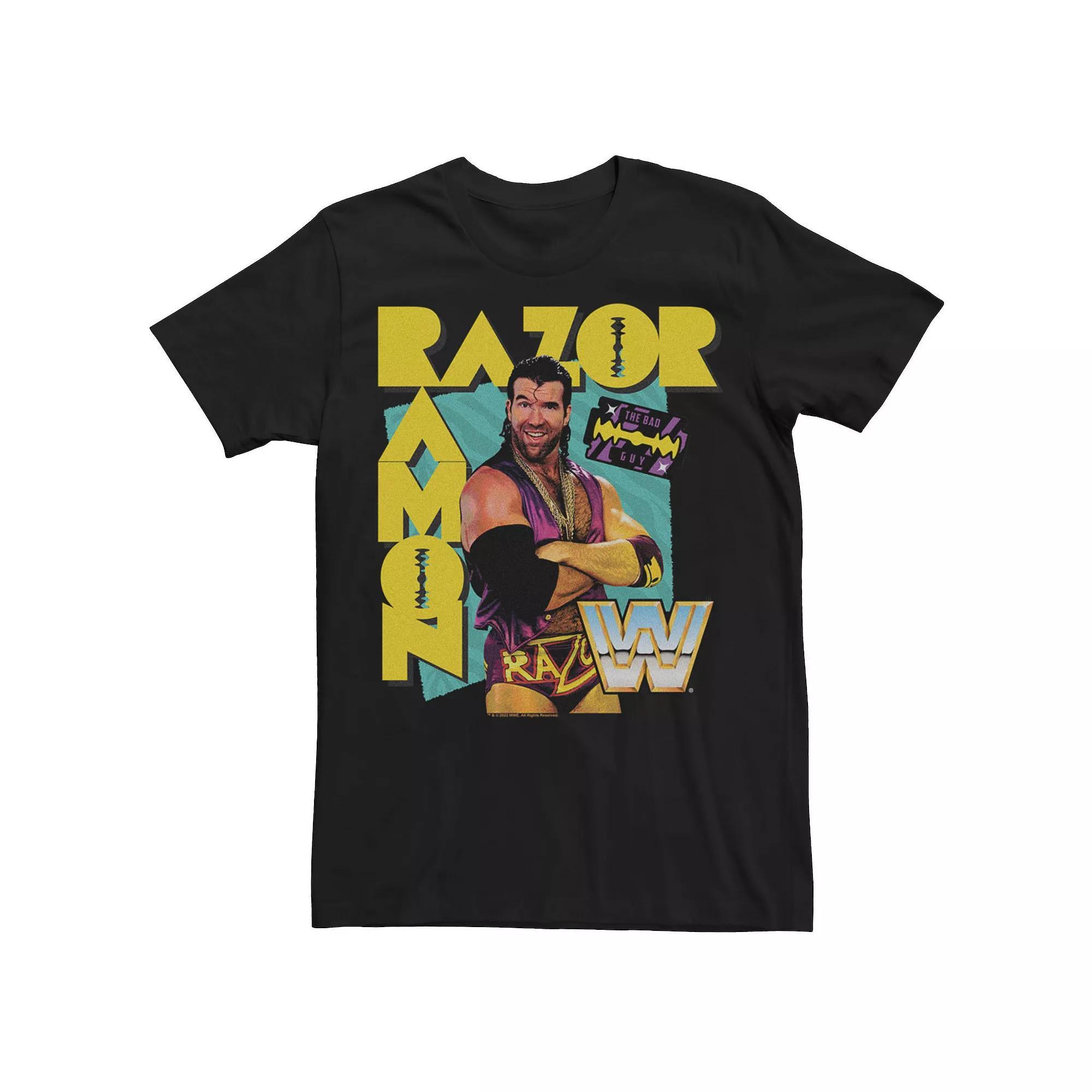 Men's WWE Ramon Razor Hype Poster Tee, Size: Medium, Black Product Image