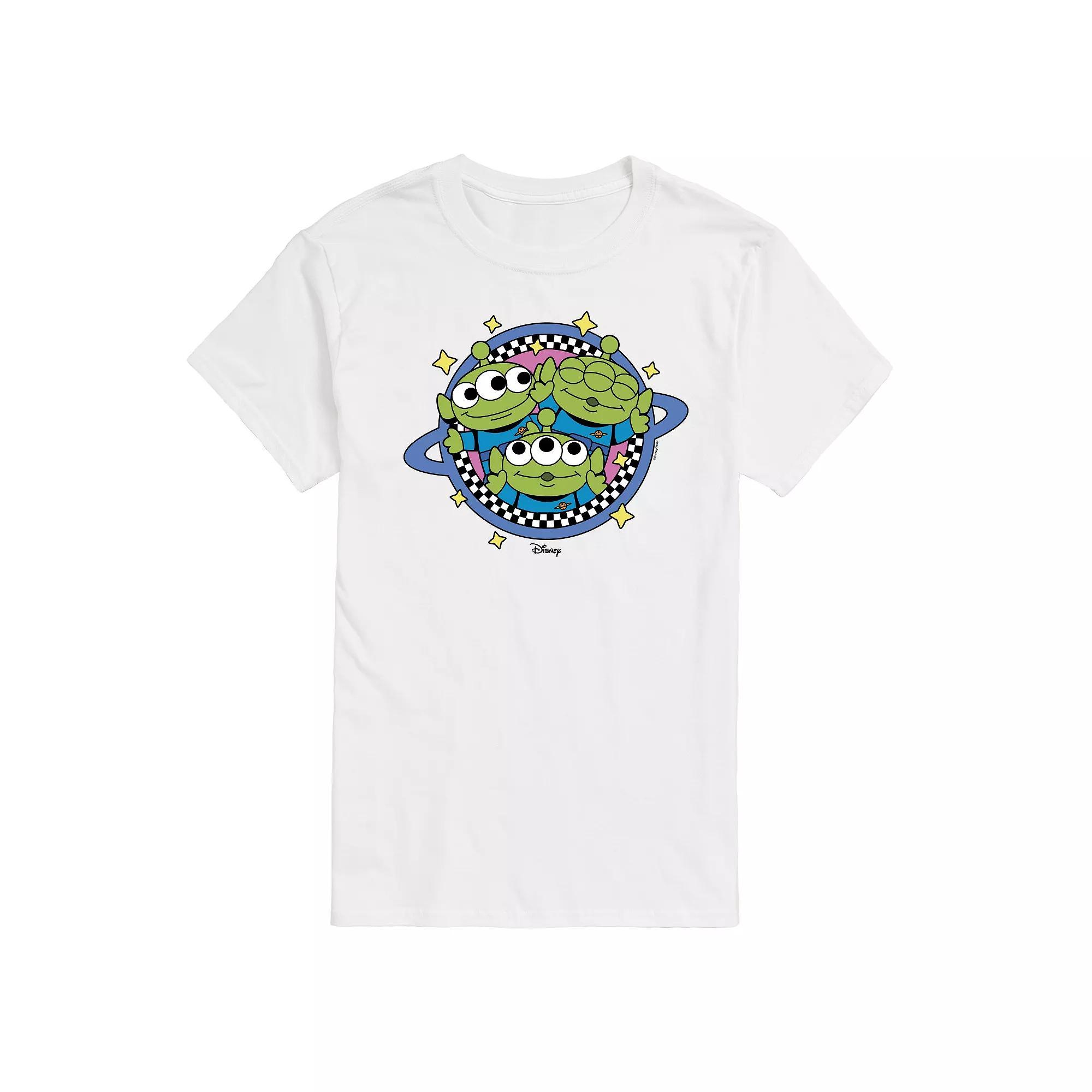 Disney / Pixars Toy Story Aliens Mens Checker Planet Graphic Tee Product Image