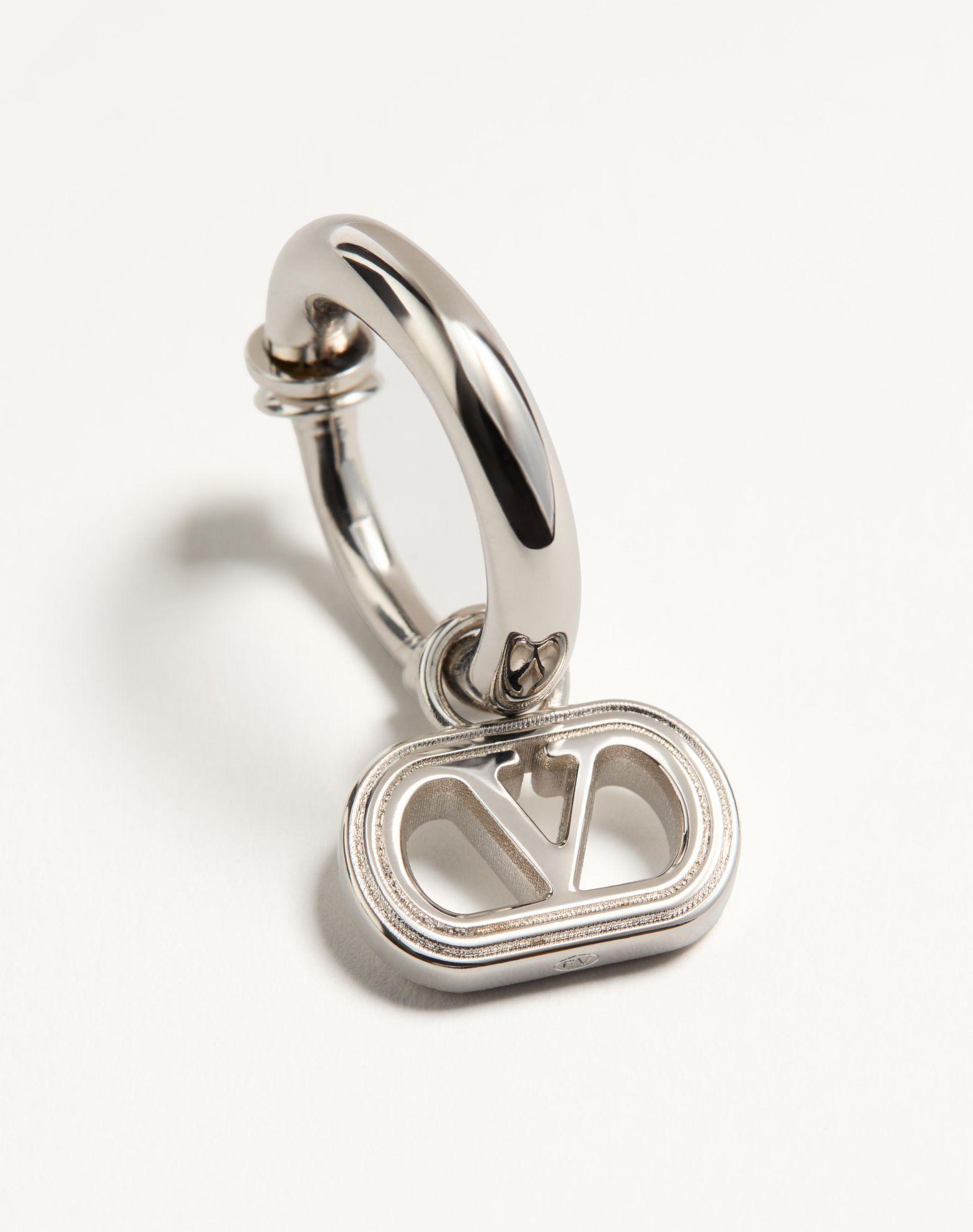 Valentino Garavani Ovalette Mono Earring In Metal Product Image