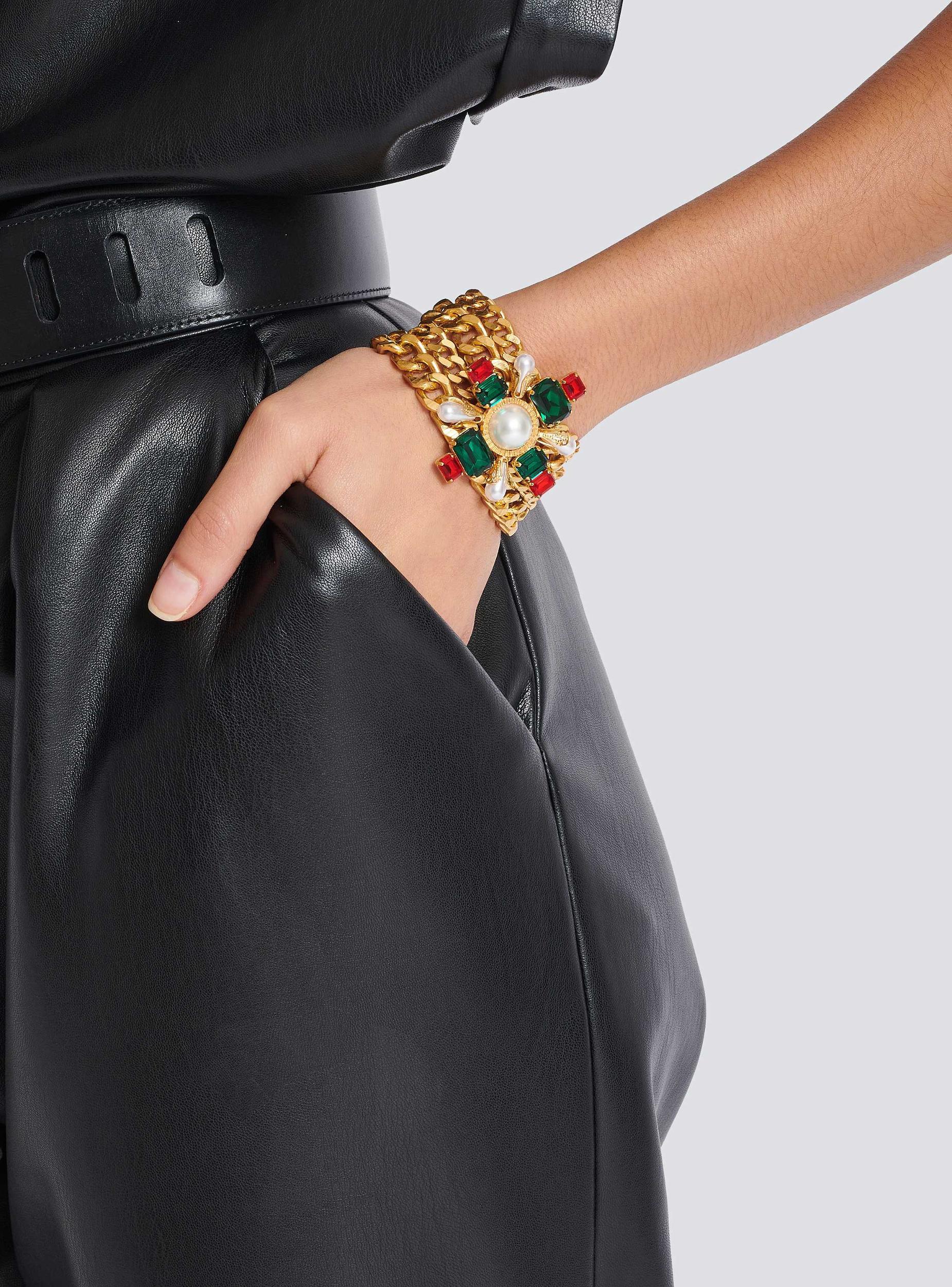 Baroque bracelet with chains and beads Product Image